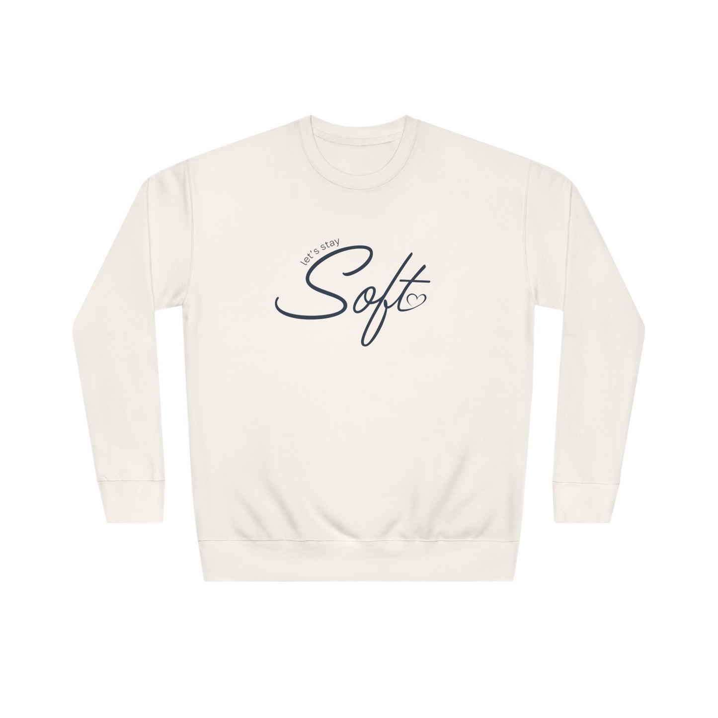 Soft Script Sweatshirt - Cozy Casual Crewneck