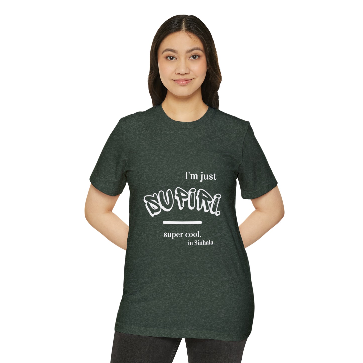 Unisex Recycled Ethnic Slogan Merch T-Shirt