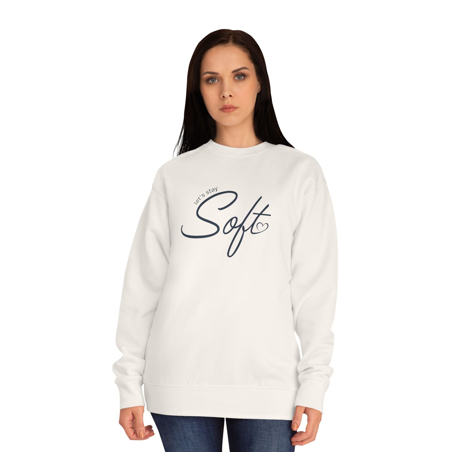 Soft Script Sweatshirt - Cozy Casual Crewneck
