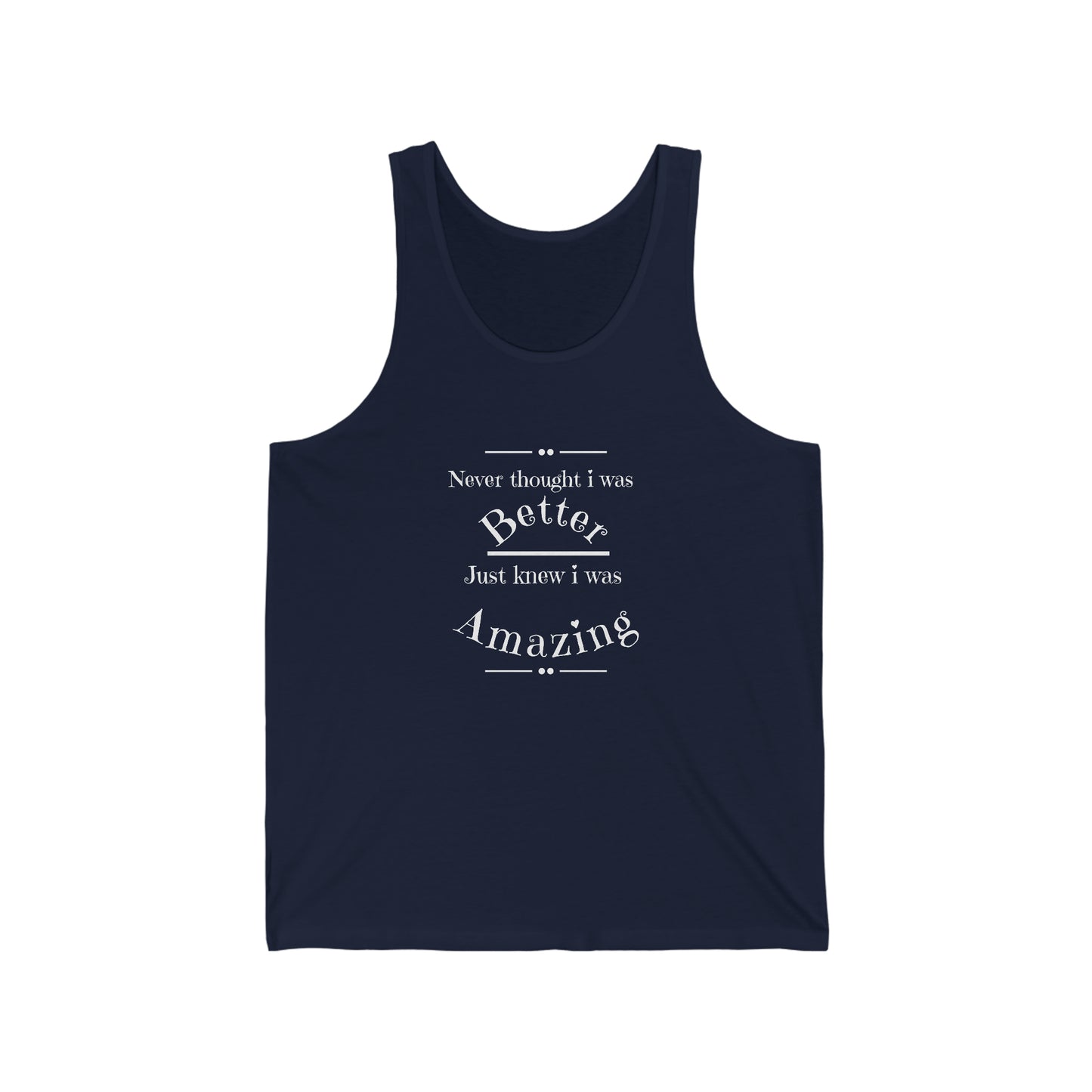 Unisex Jersey Tank top by Printz for Zoey