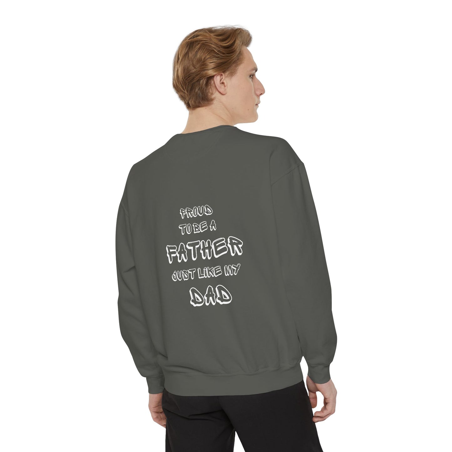 Proud Father's Sweatshirt - Cozy Dad/Father's Gift