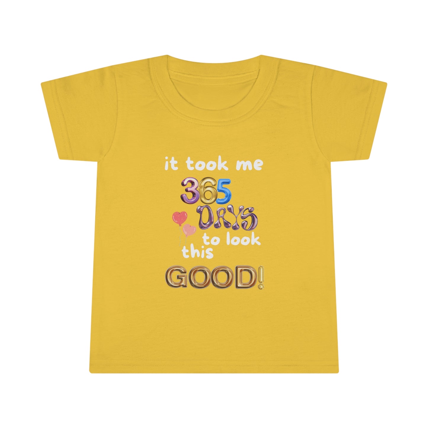 Toddler One Year Birthday Humor T-shirt