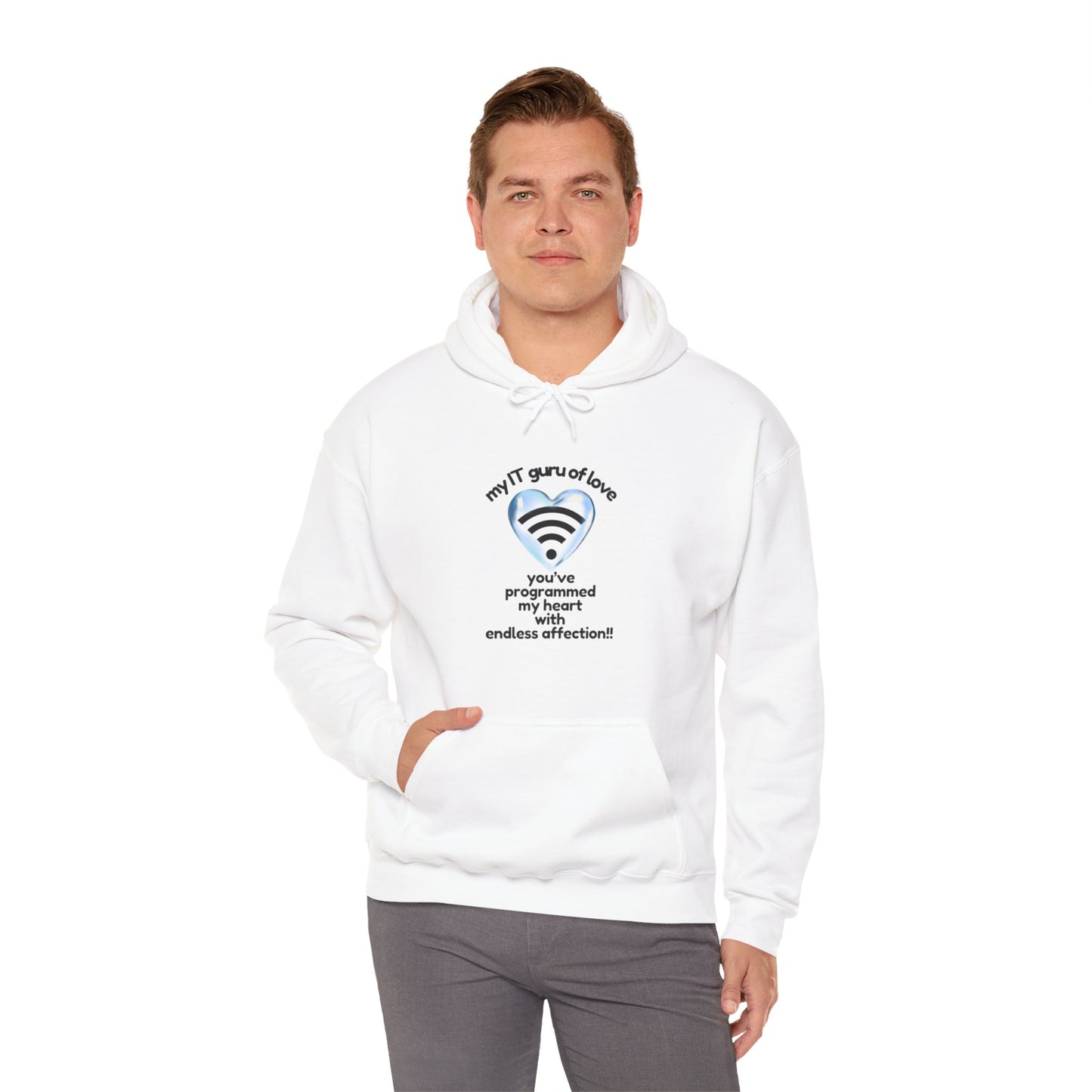 My IT Guru of Love Unisex Hooded Sweatshirt