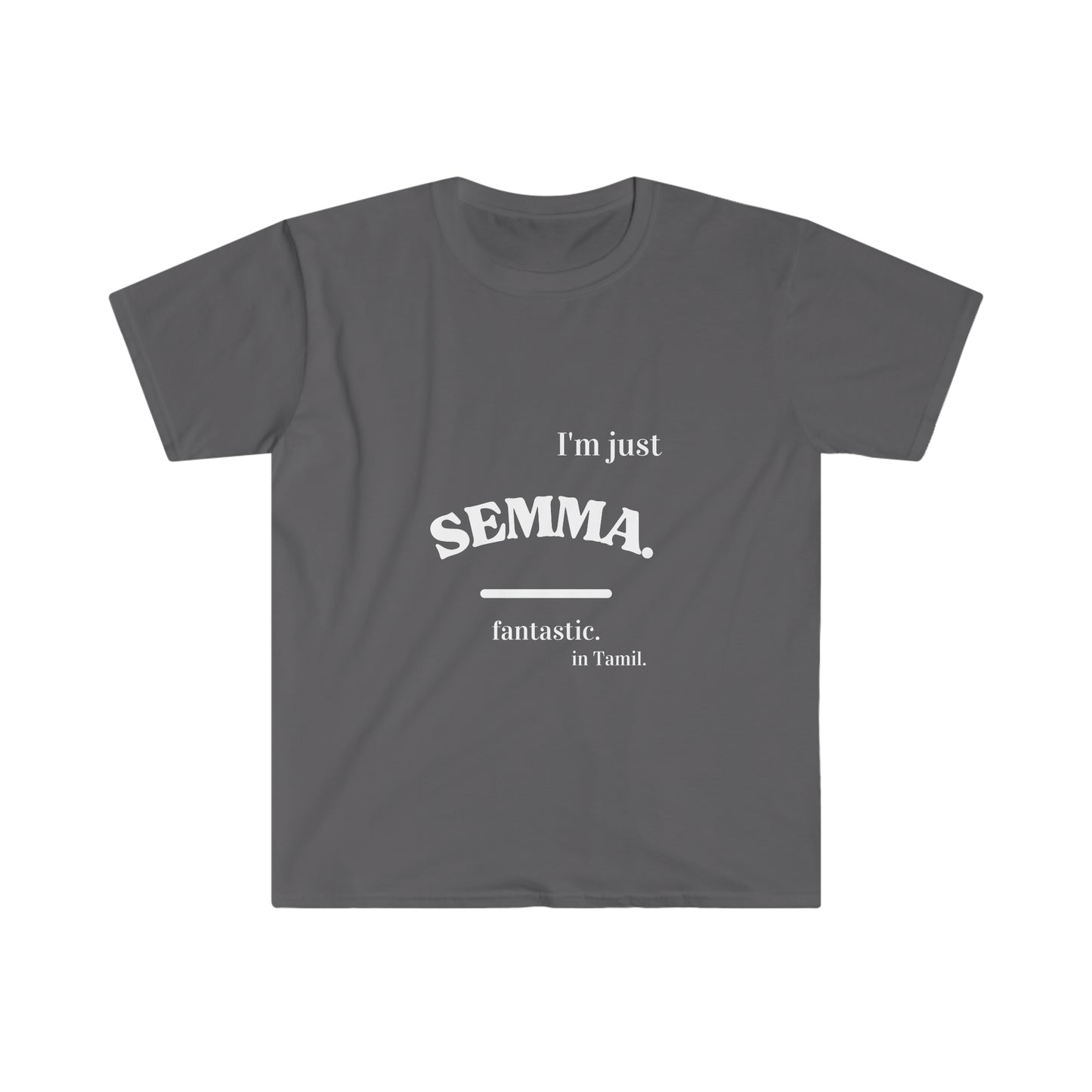 Unisex Soft style Ethnic Slogan Merch T-Shirt