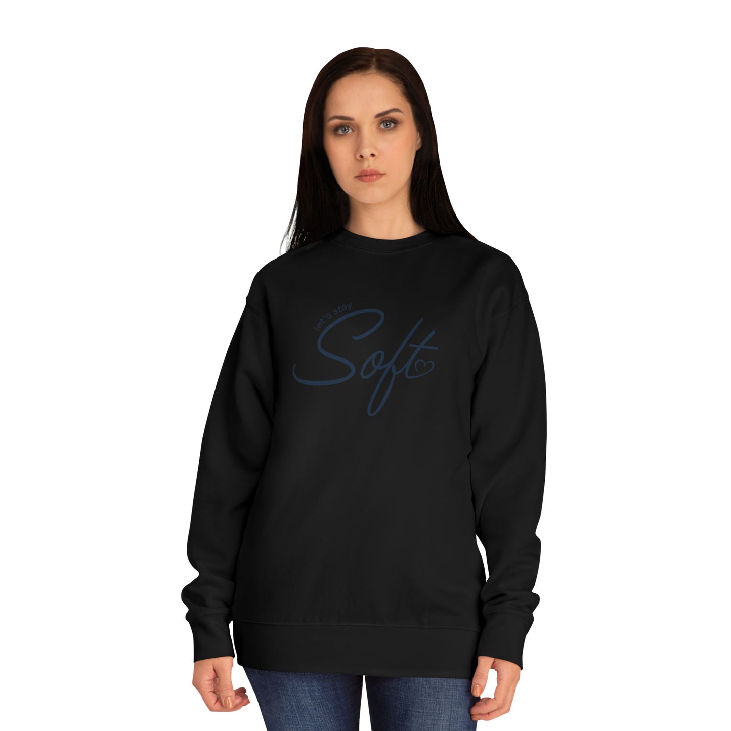 Soft Script Sweatshirt - Cozy Casual Crewneck