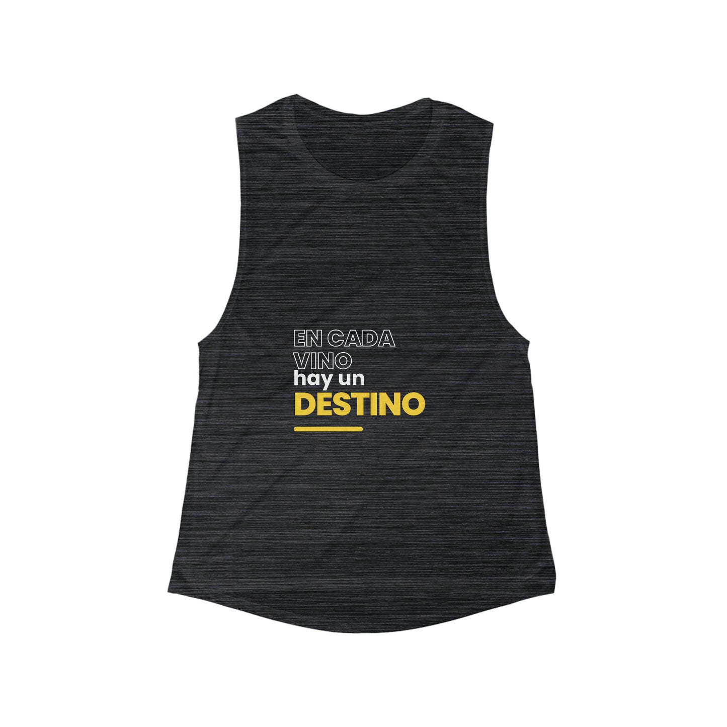 Witty Spanish Slogans Flowy Scoop Muscle Tank