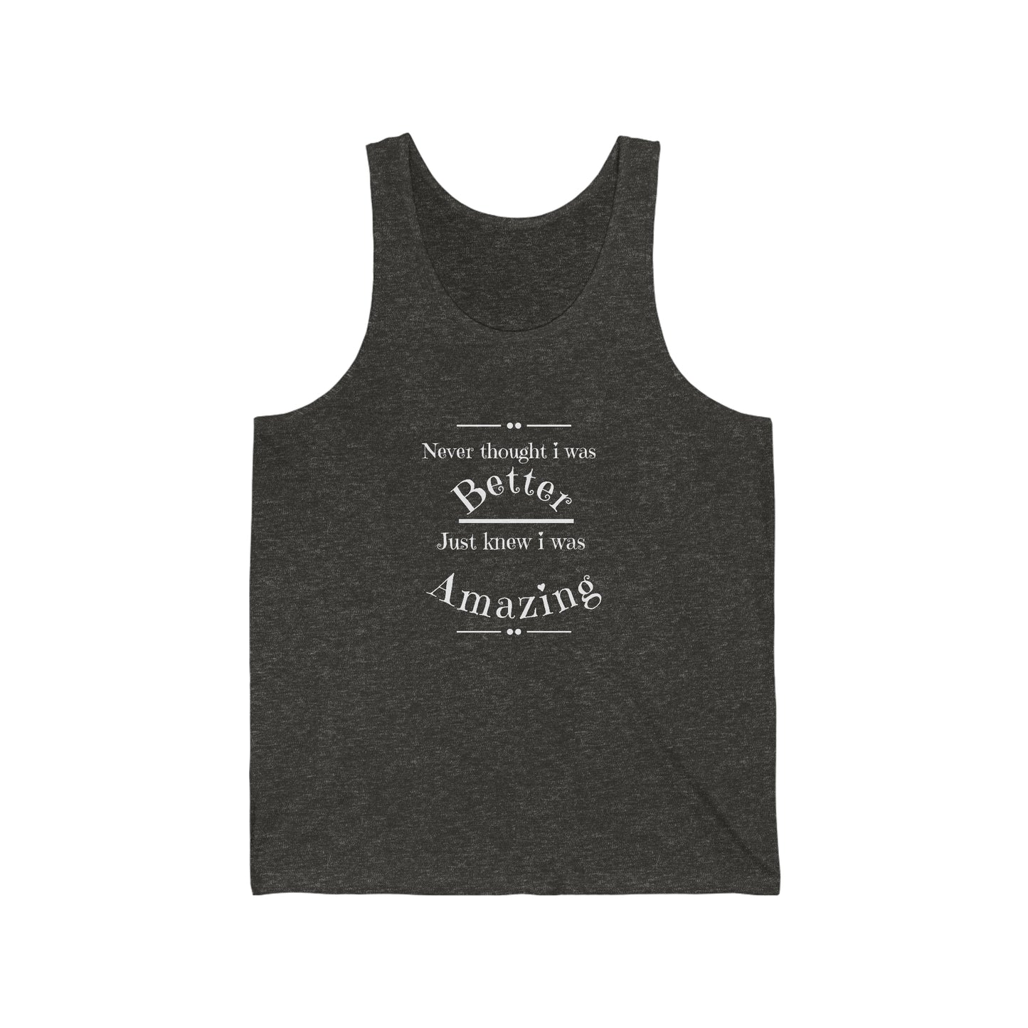 Unisex Jersey Tank top by Printz for Zoey