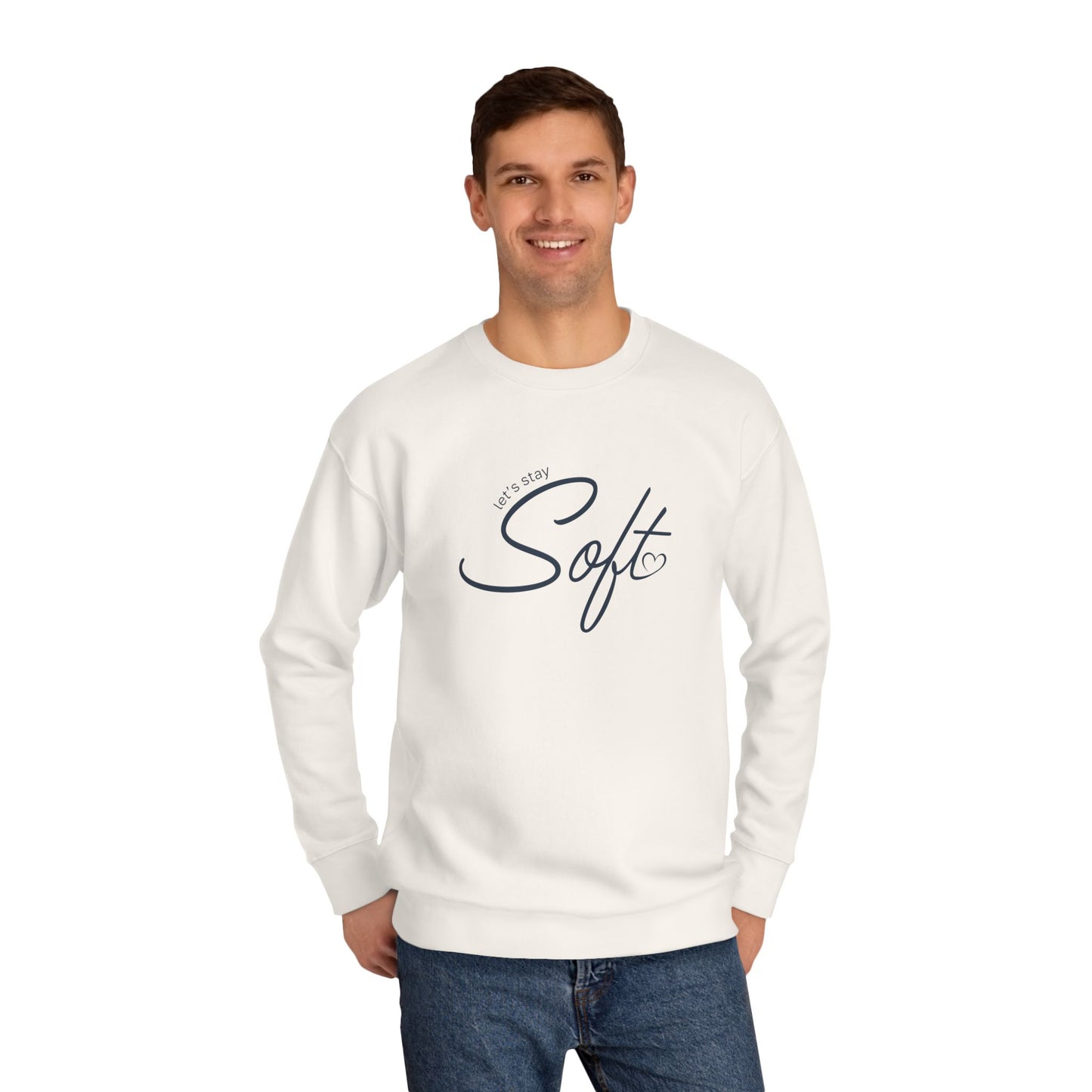 Soft Script Sweatshirt - Cozy Casual Crewneck
