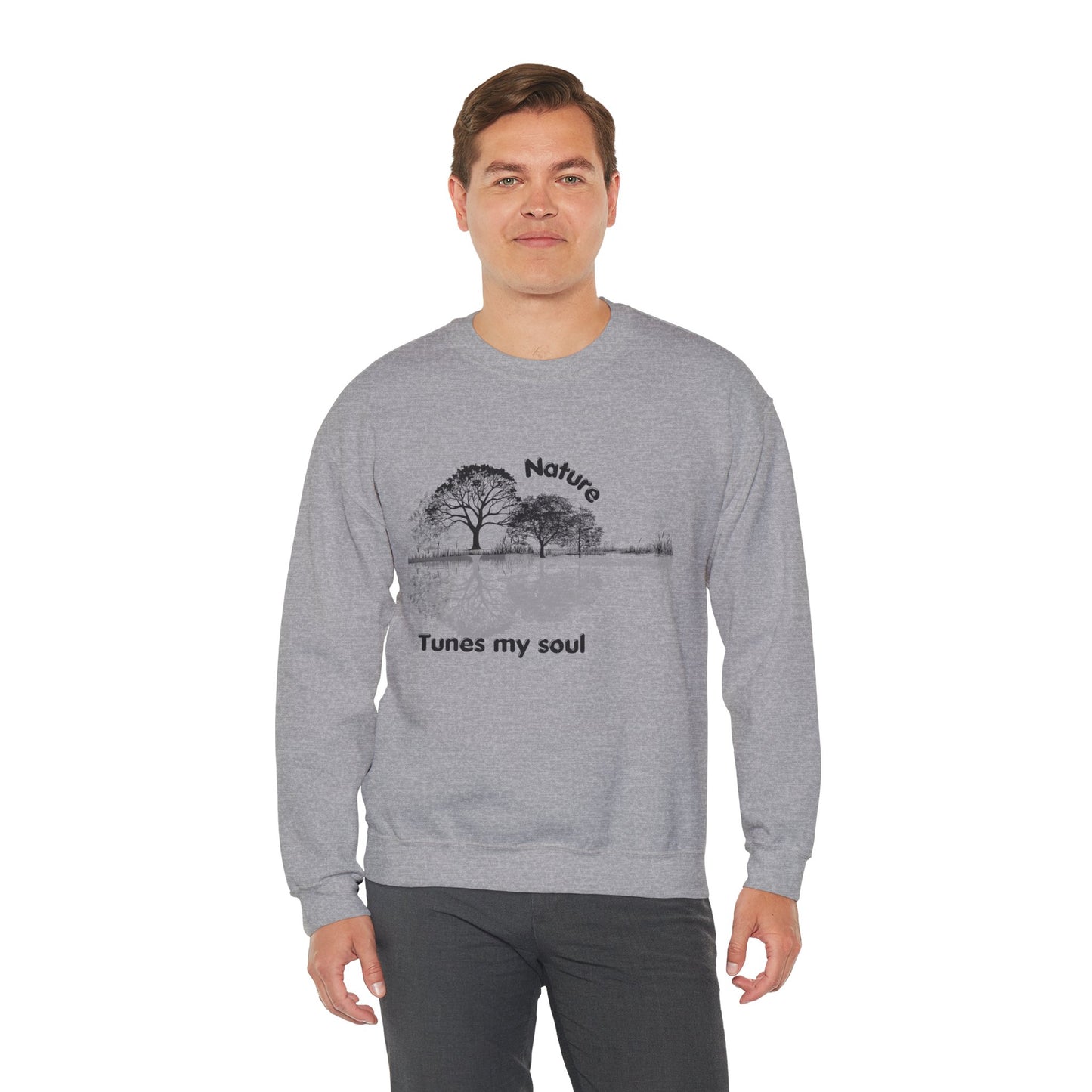 Unisex Crewneck Featured nature Guitar Sweatshirt