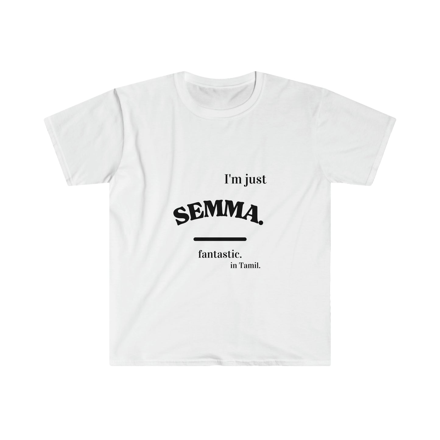Unisex Soft style Ethnic Slogan Merch T-Shirt