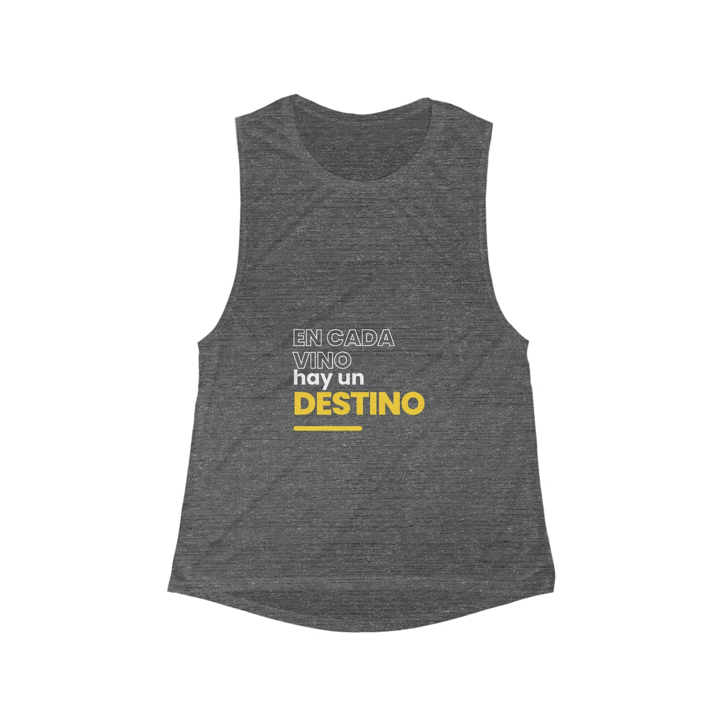 Witty Spanish Slogans Flowy Scoop Muscle Tank