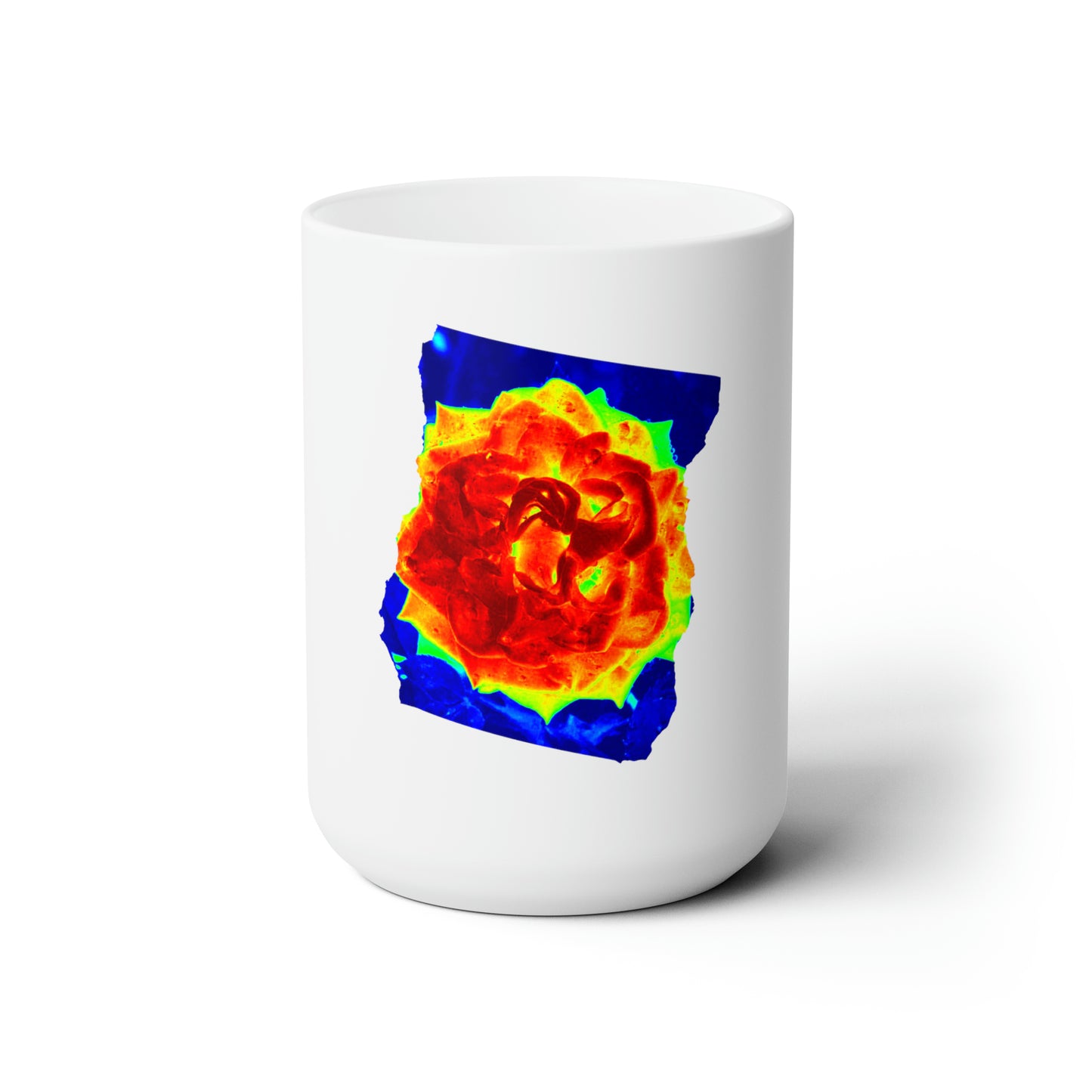 Autumn Essence White Ceramic Mug 15oz