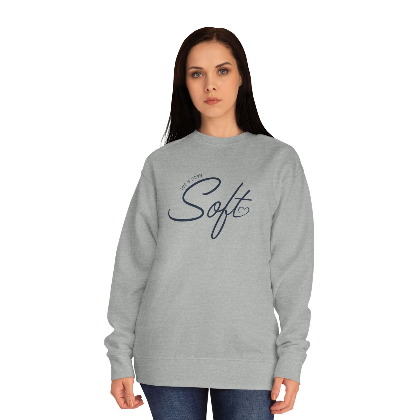 Soft Script Sweatshirt - Cozy Casual Crewneck