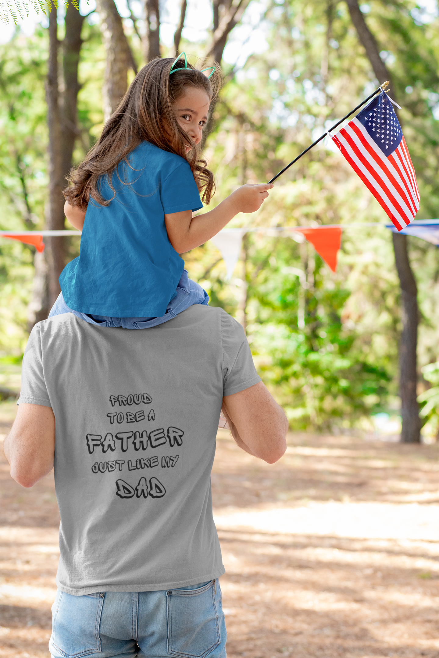 Proud Father's Sweatshirt - Cozy Dad/Father's Gift