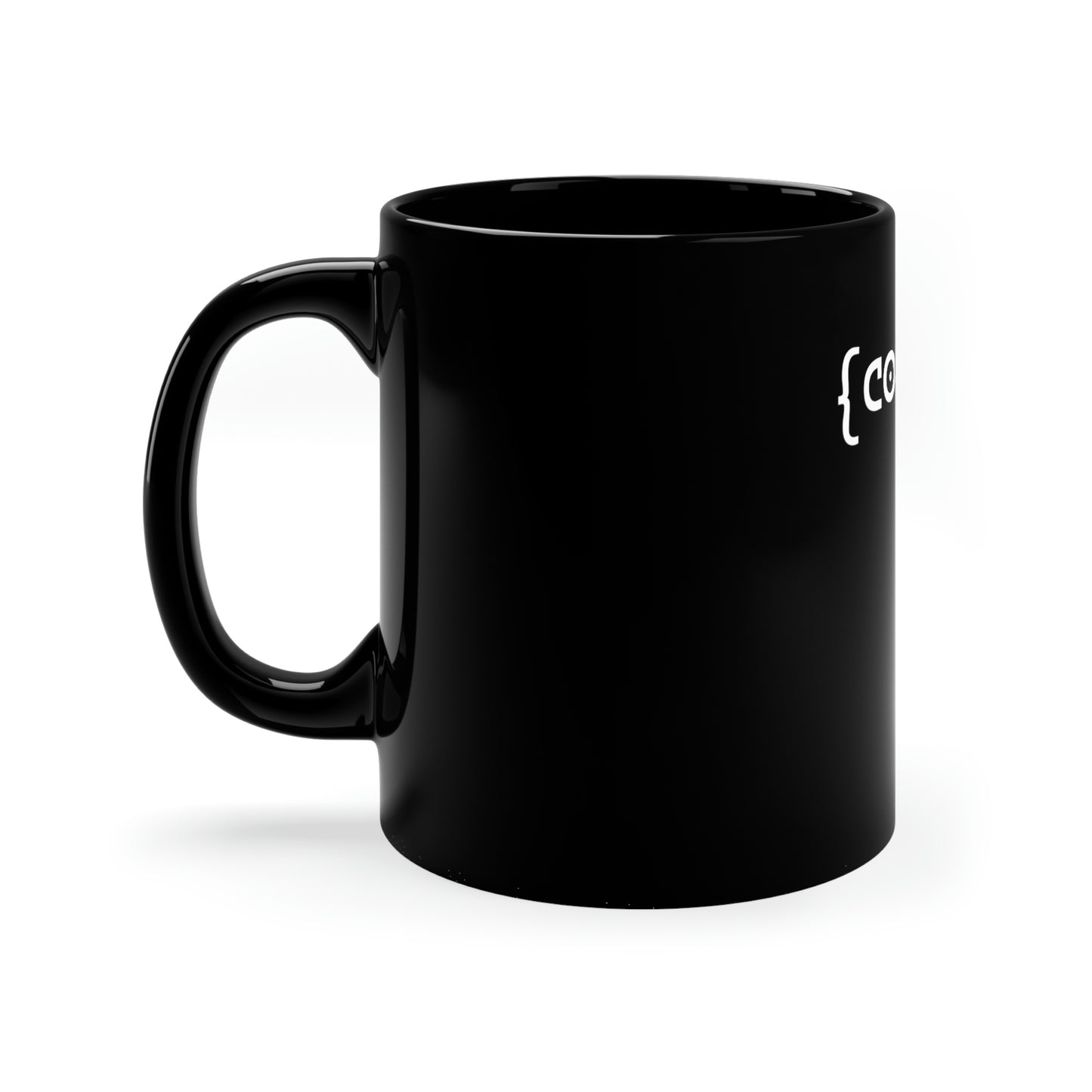 Ceramic CO+2FE 11oz Black Mug!