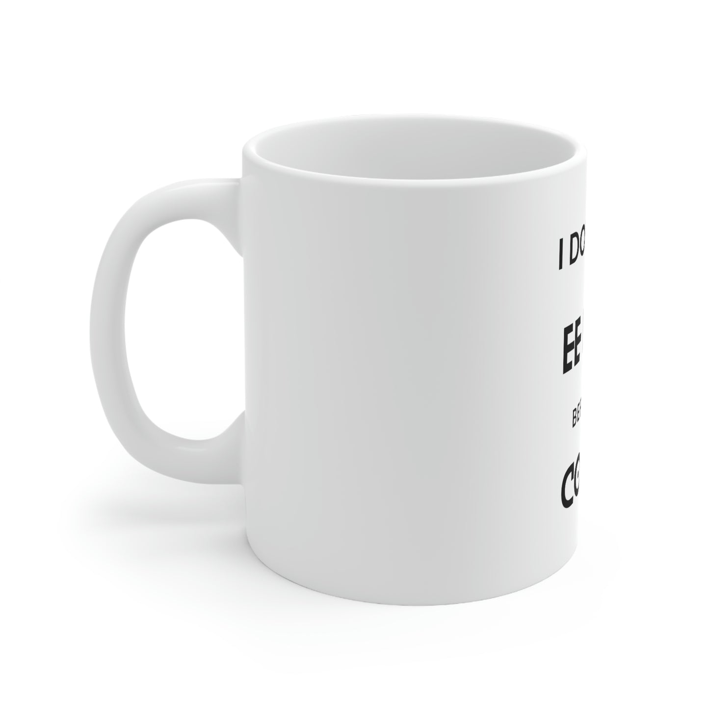 Custom White Ceramic Coffee Mug – 11oz