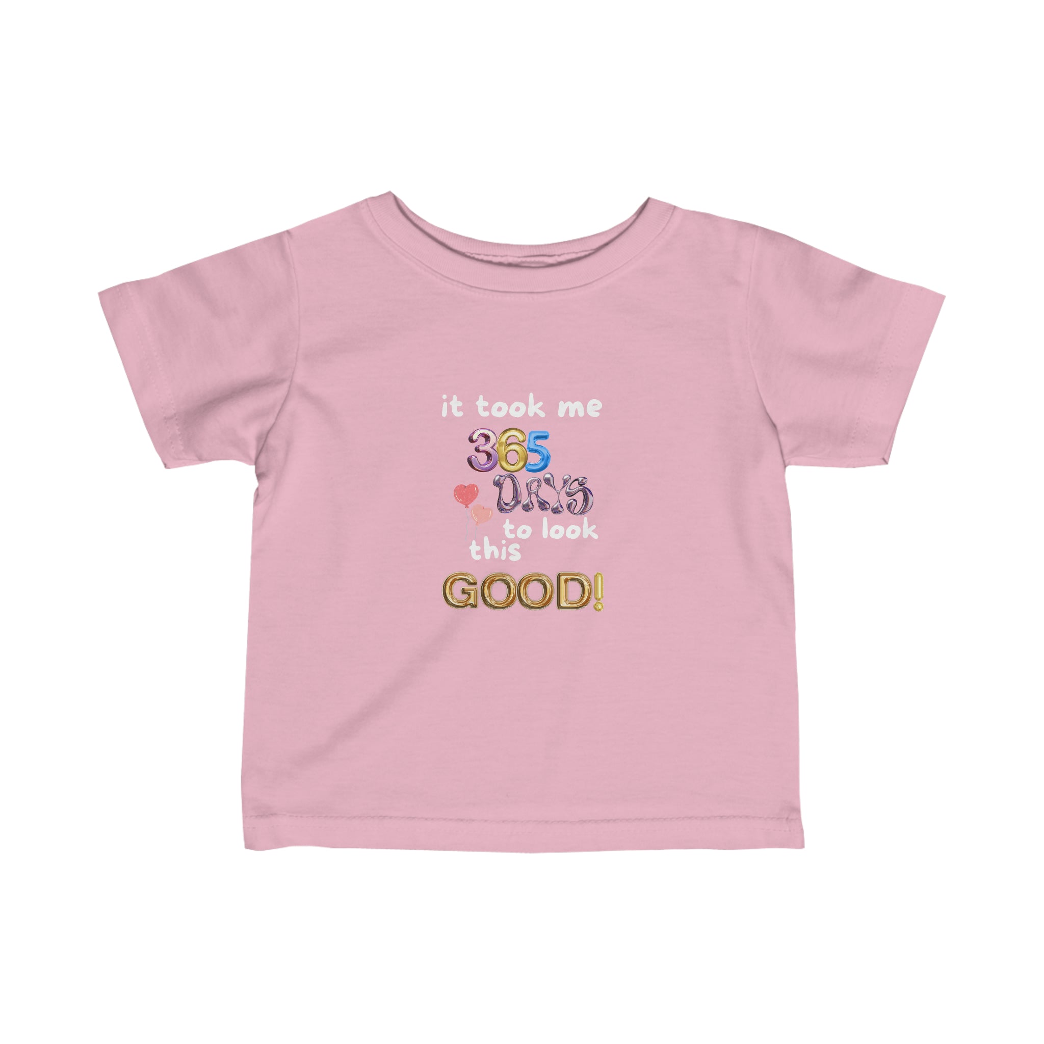 Fine One Year Birthday Humor Jersey Tee