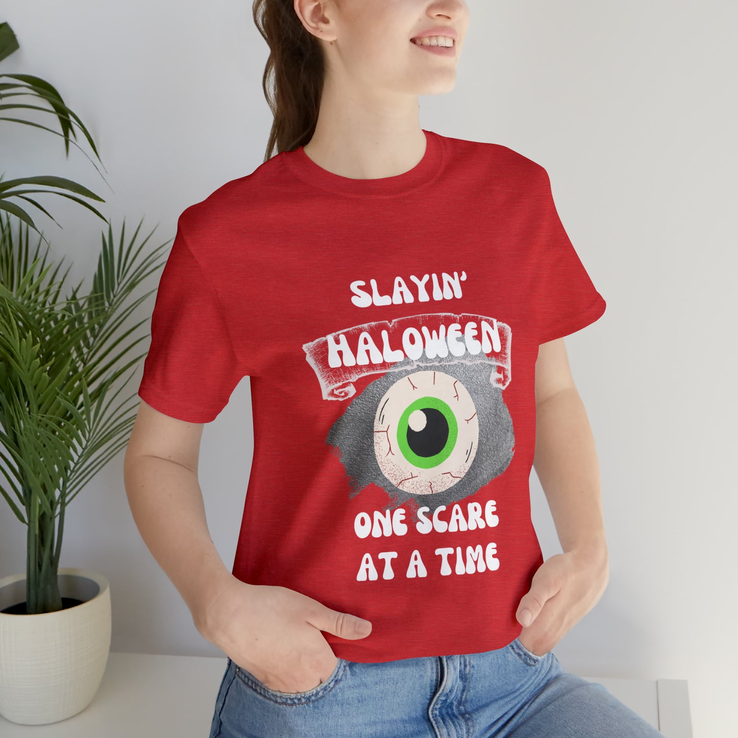 Unisex Slayin Halloween  Short Sleeve Tee