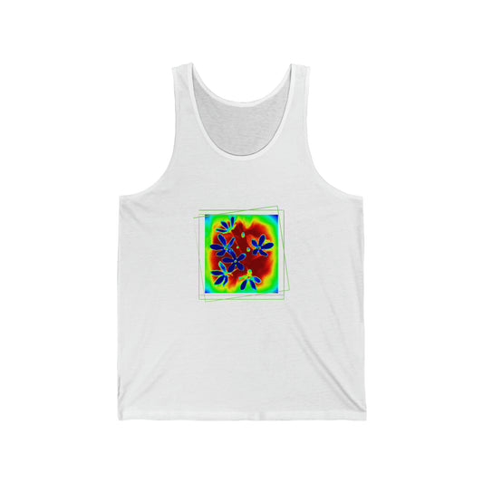 Psychedelic Flower Design Unisex T-shirt