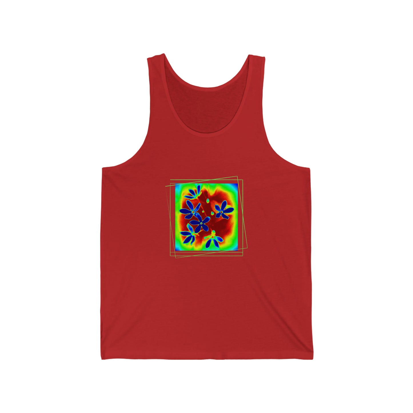 Psychedelic Flower Design Unisex T-shirt