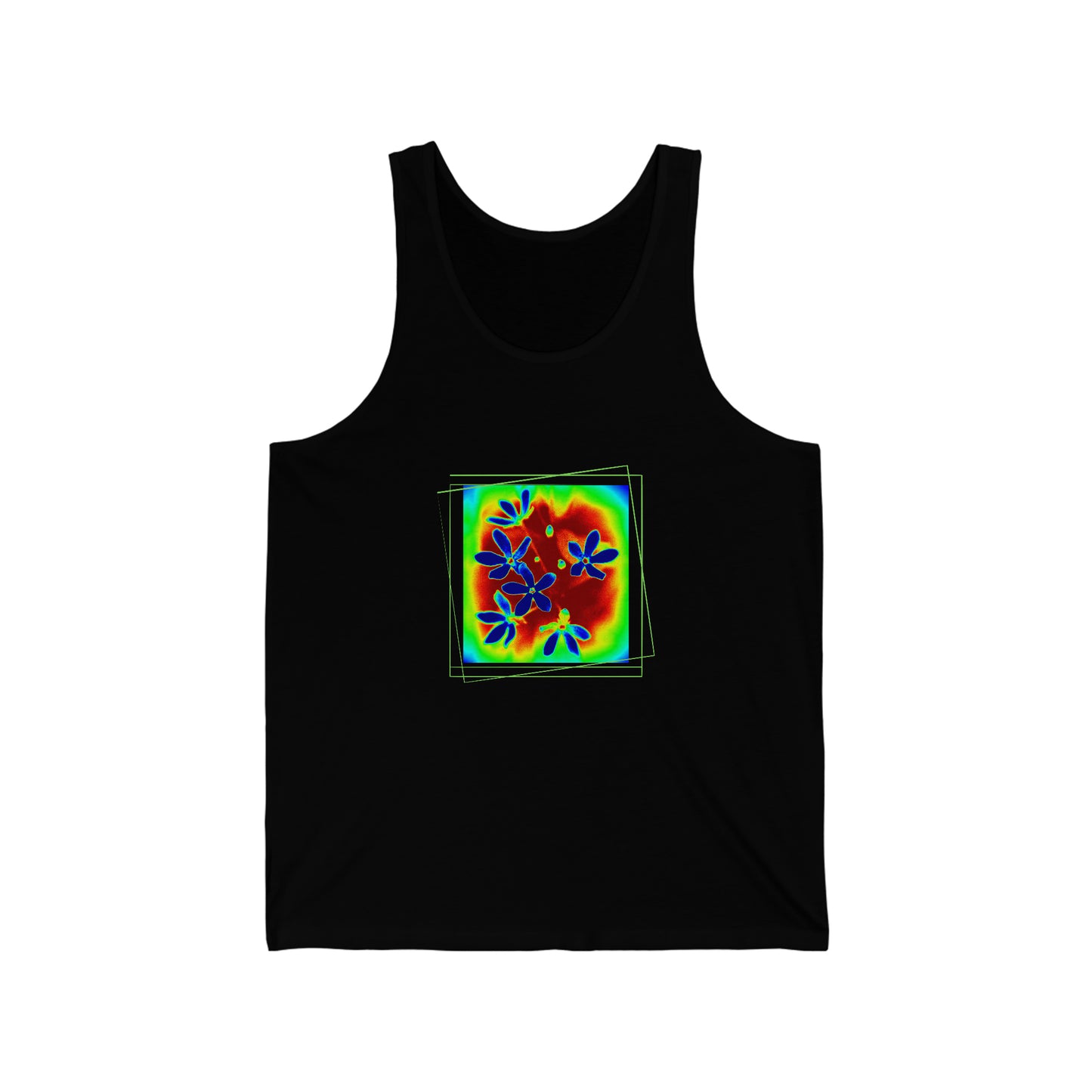 Psychedelic Flower Design Unisex T-shirt