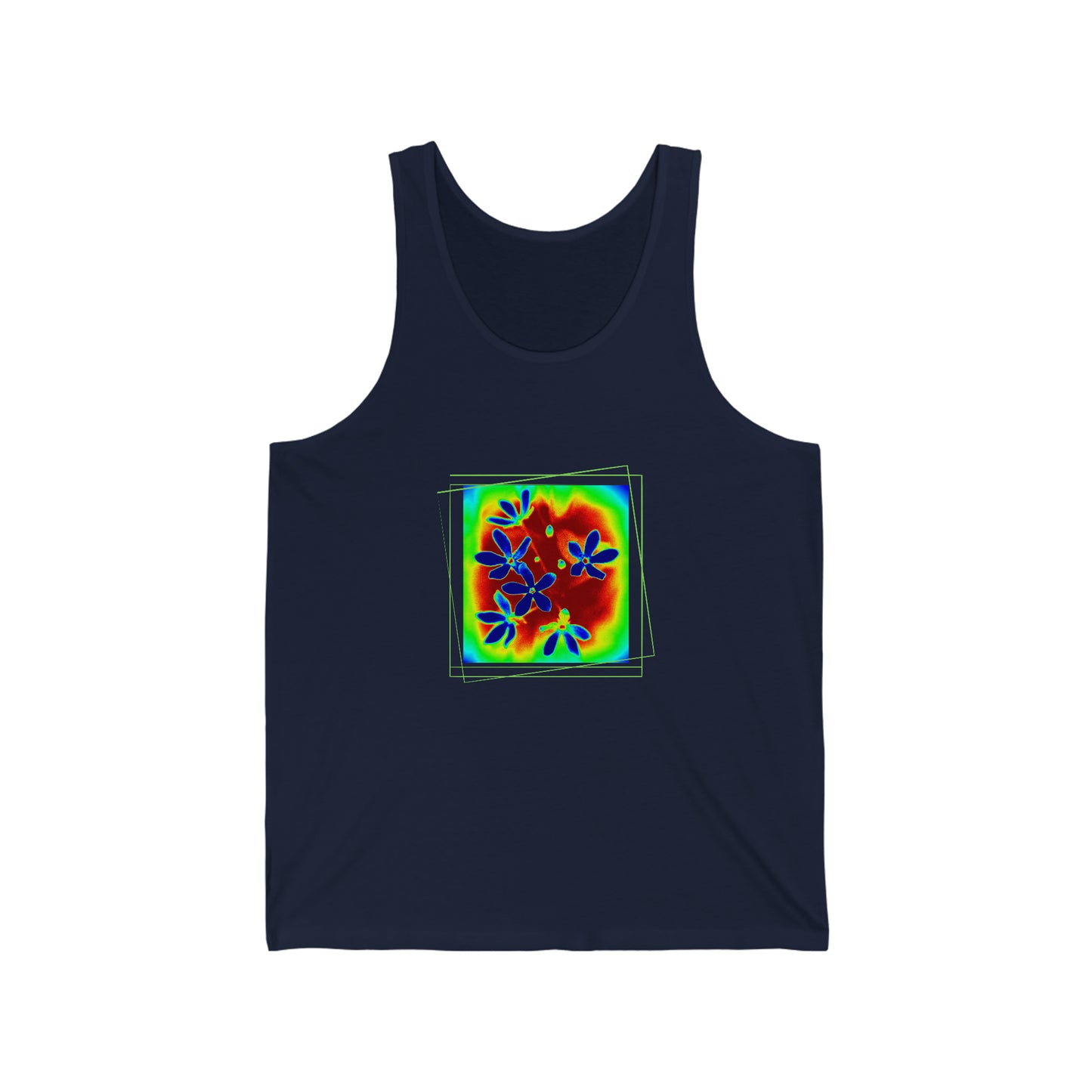 Psychedelic Flower Design Unisex T-shirt