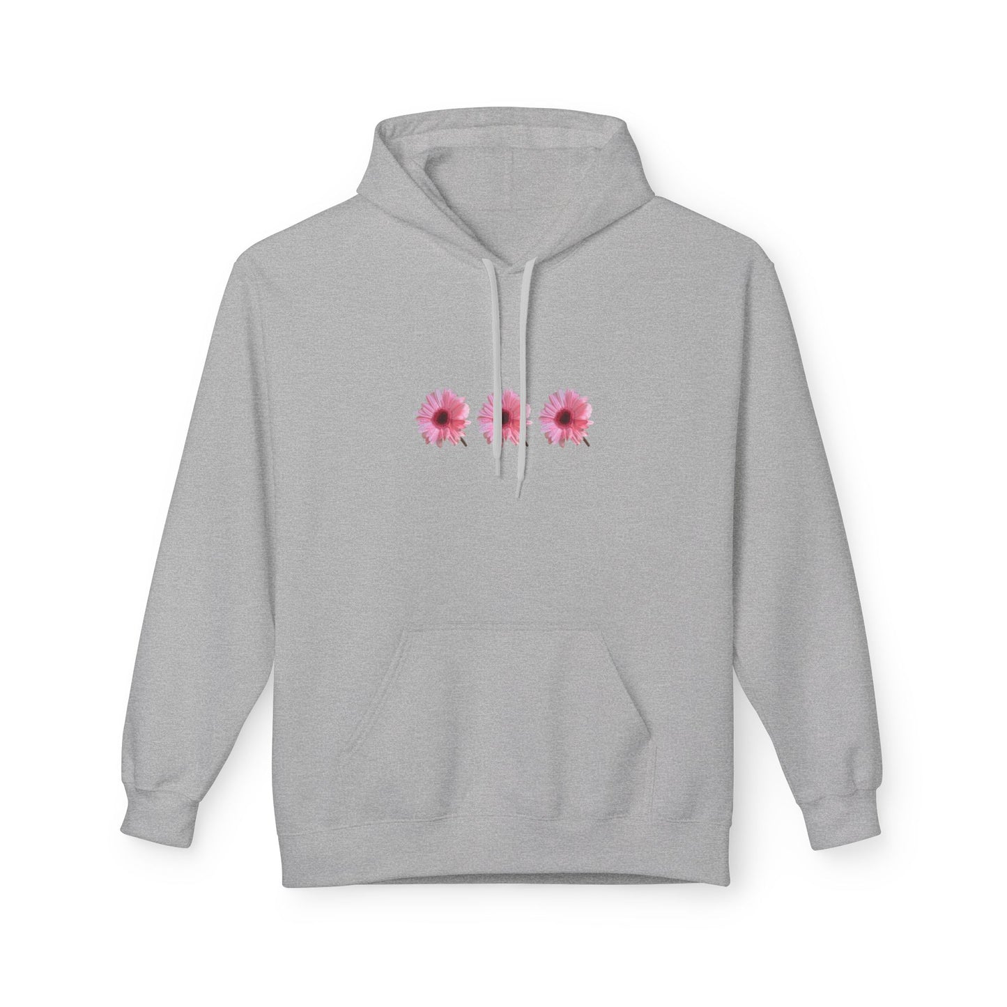 Floral Design Hoodie for Cozy Vibes, Soft Fleece Sweater, Ideal Gift for Her, Spring Fashion, Casual Wear, Flower Print Sweatshirt