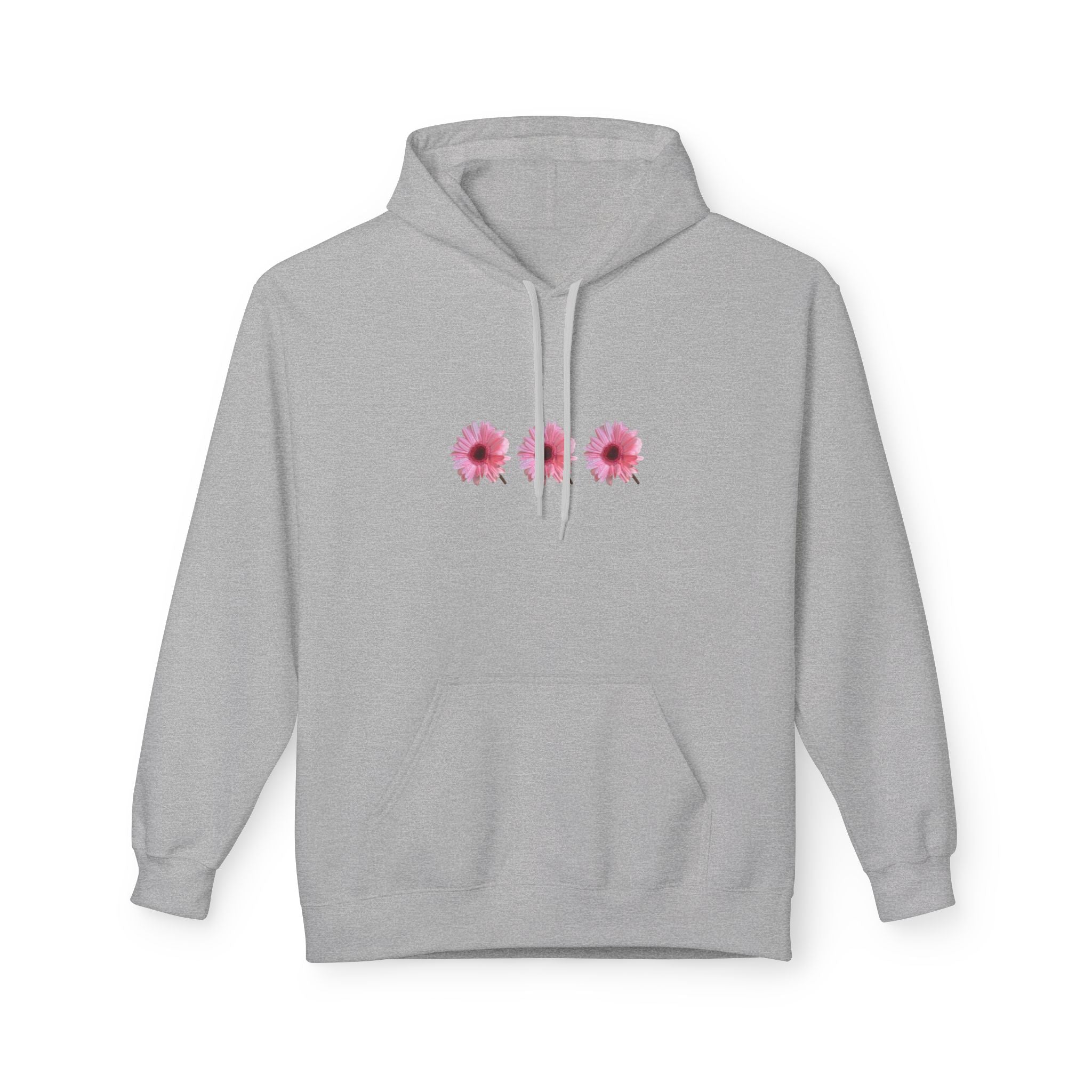 Floral Design Hoodie for Cozy Vibes, Soft Fleece Sweater, Ideal Gift for Her, Spring Fashion, Casual Wear, Flower Print Sweatshirt