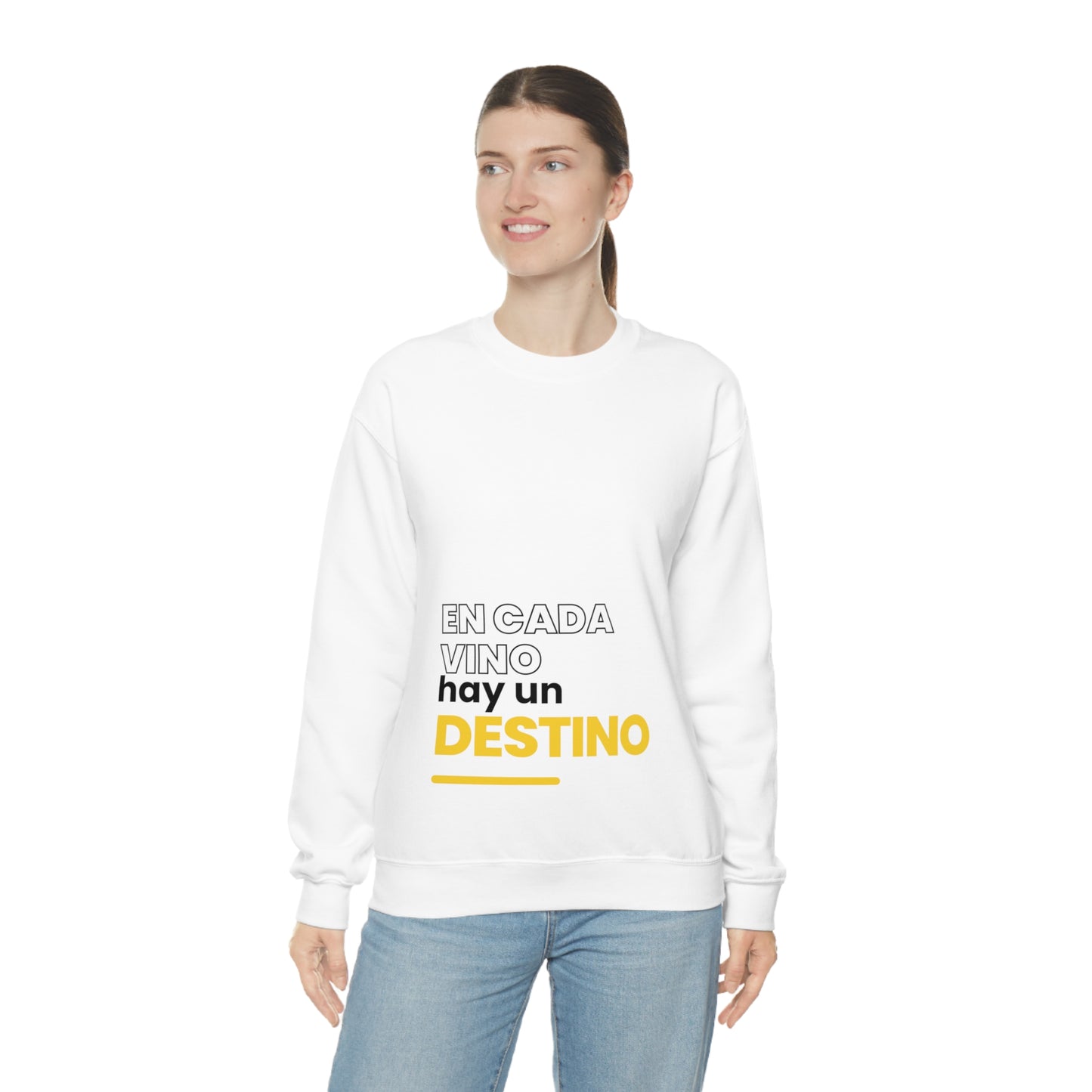 Unisex  Crewneck Sweatshirt, Spanish flair to your wardrobe, witty Spanish slogans