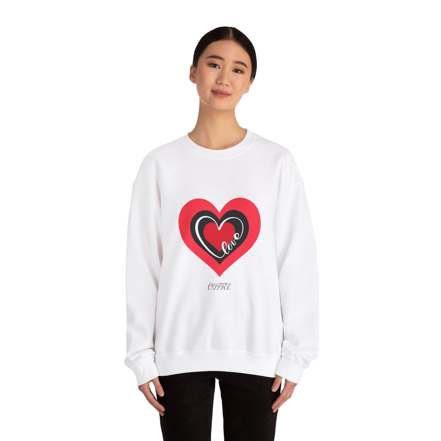 Unisex  Crewneck Sweatshirt featured Valentines Joy