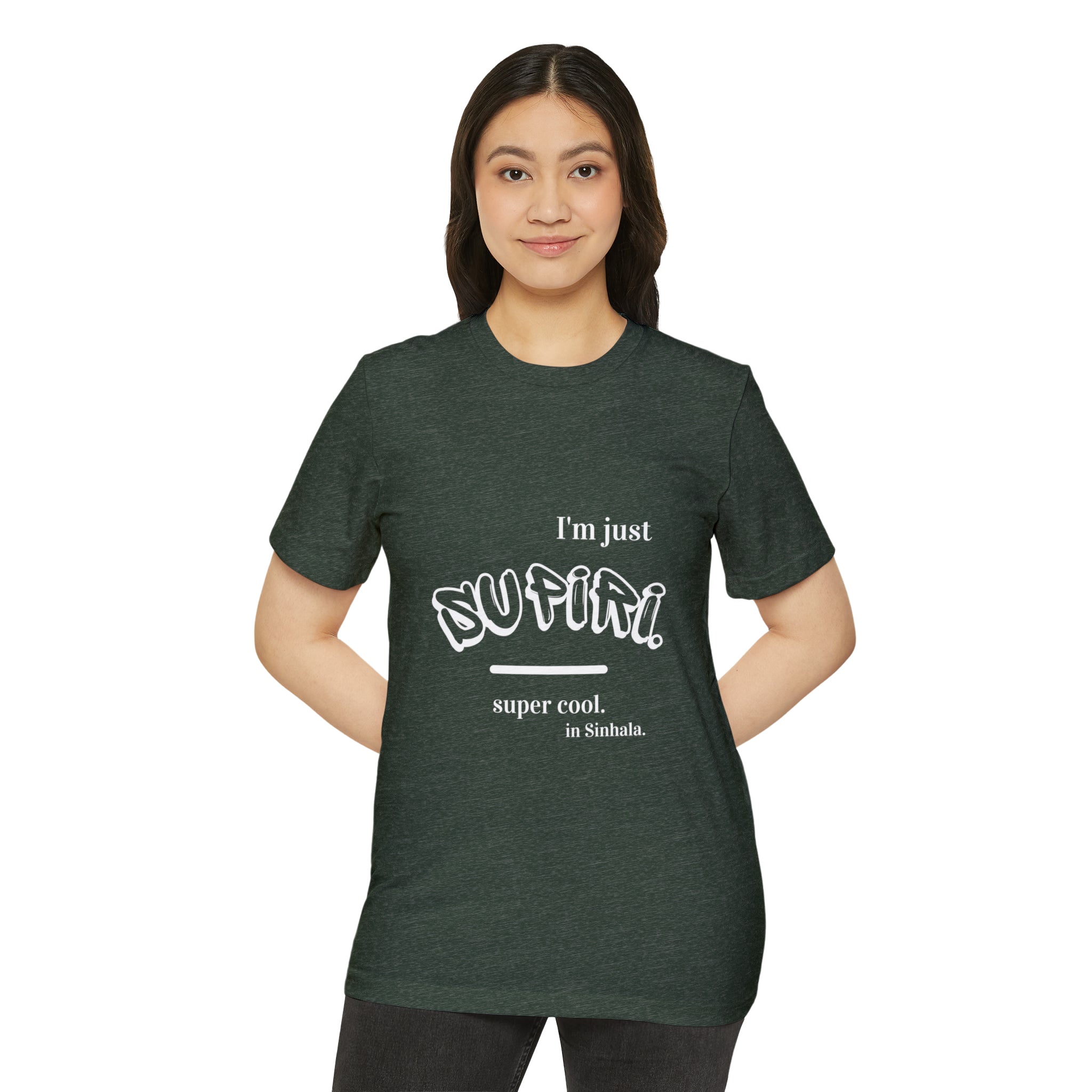 Unisex Recycled Ethnic Slogan Merch T-Shirt