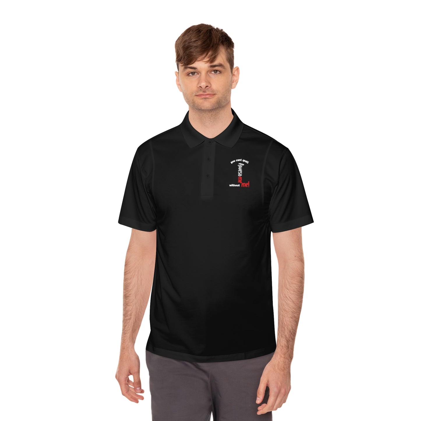 Awesome me Men's Sport Polo Shirt