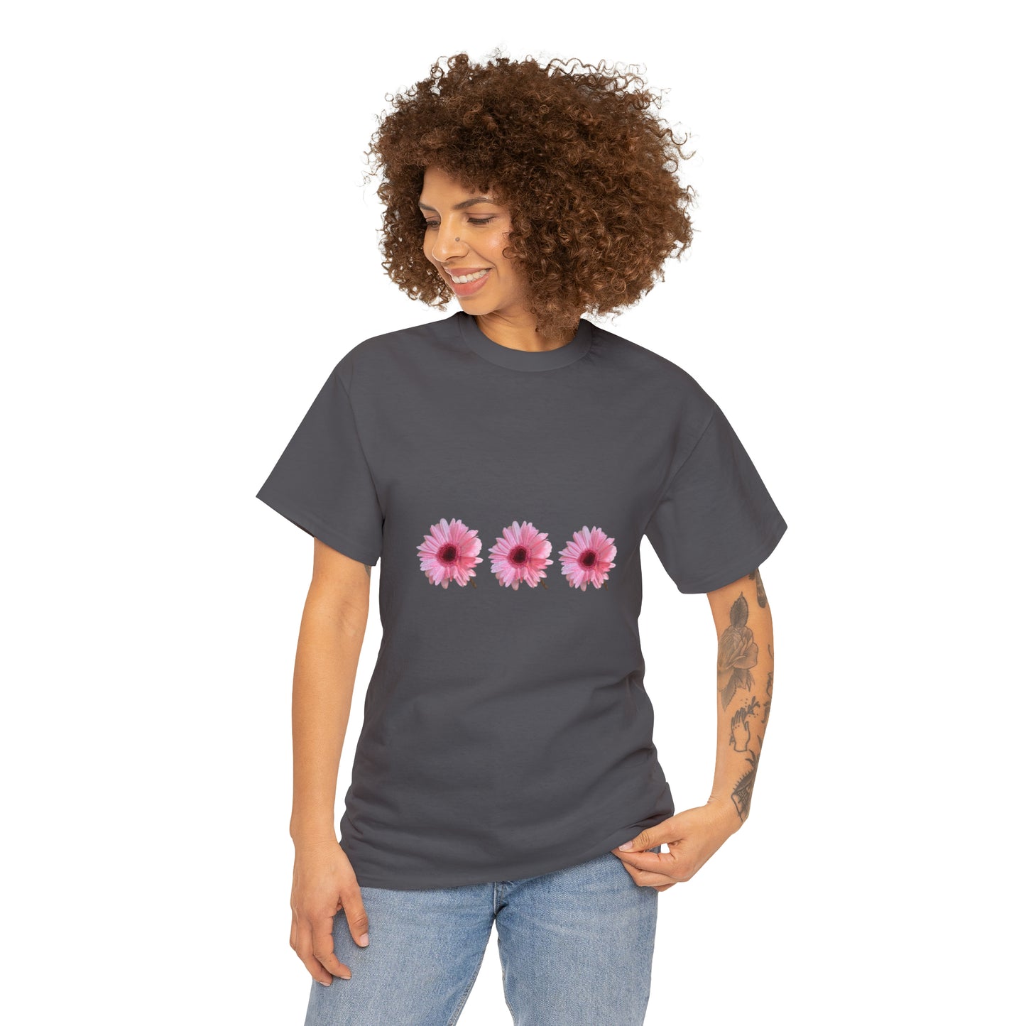 Unisex Cotton Tee ,Pink things make me think things this summer,