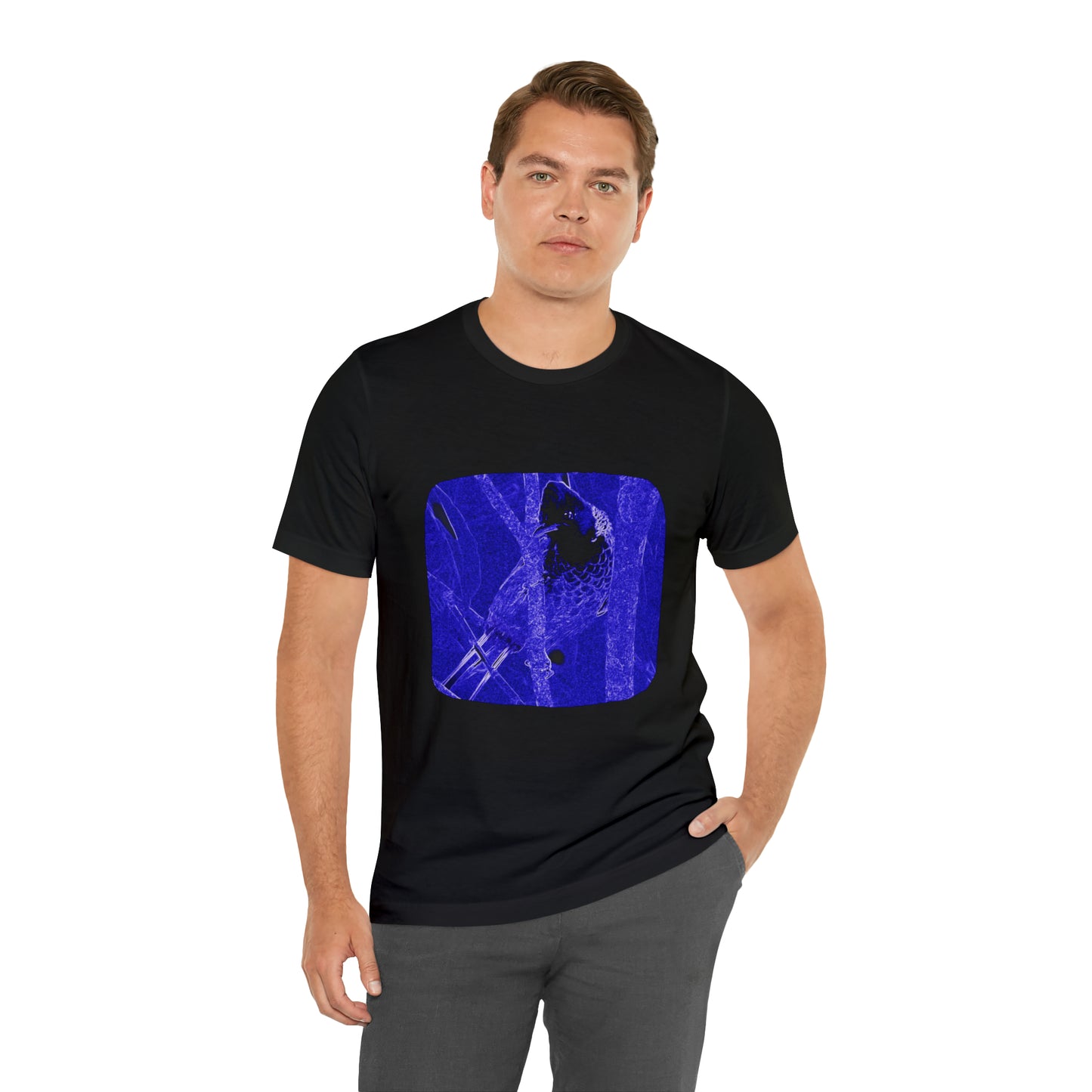 Psychedelic Bird Design Unisex   T-Shirt