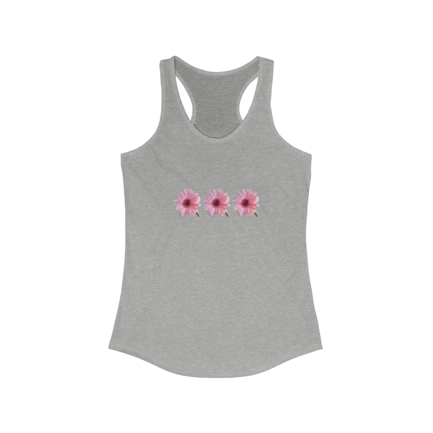 Ideal Racerback Tank ,Pink things make me think things this summer,