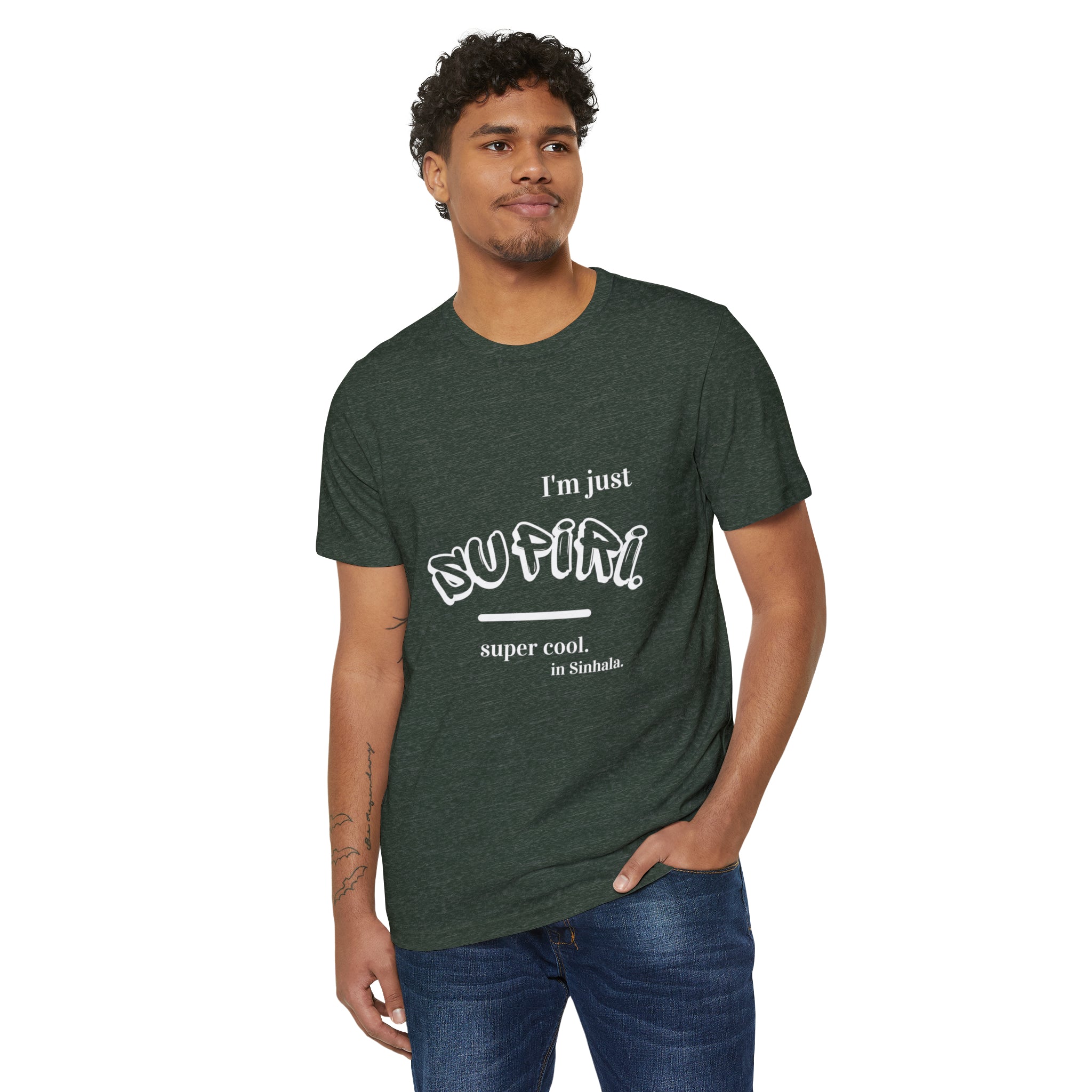 Unisex Recycled Ethnic Slogan Merch T-Shirt
