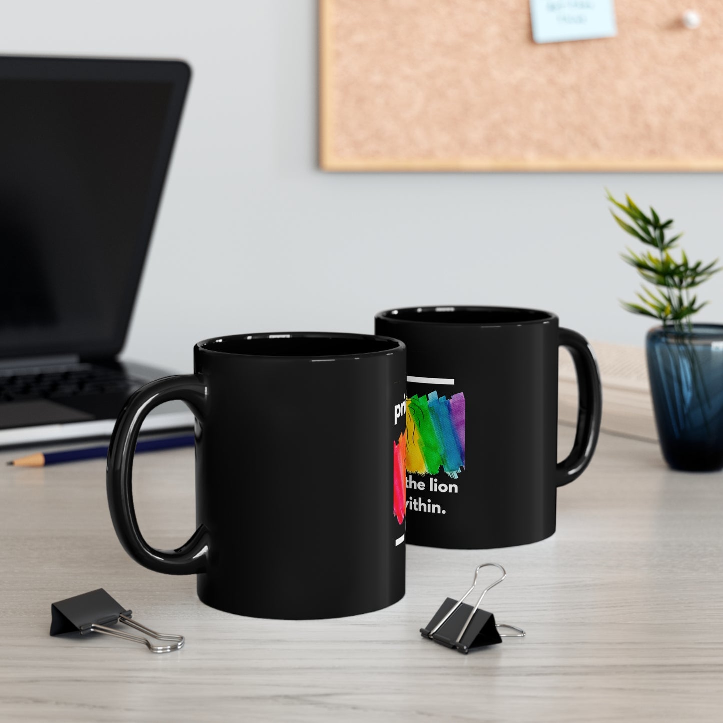 Embrace your Pride,Black Mug , a perfect fit to celebrate pride month