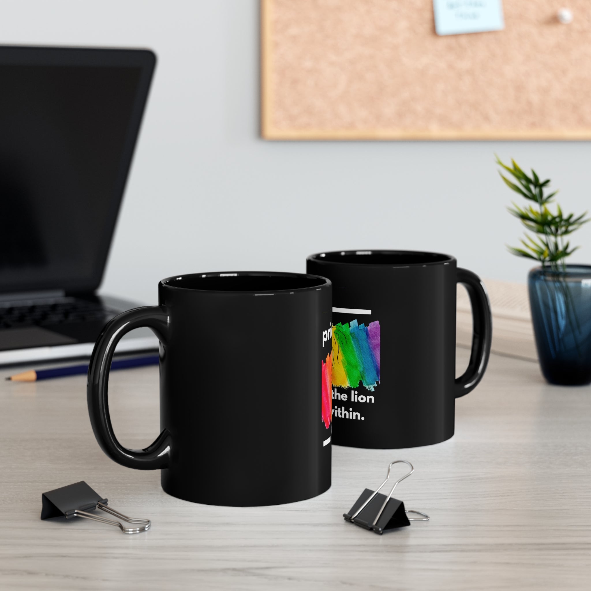 Warm Your Soul with This Black Ceramic Mug Perfect for Pride and Every Day