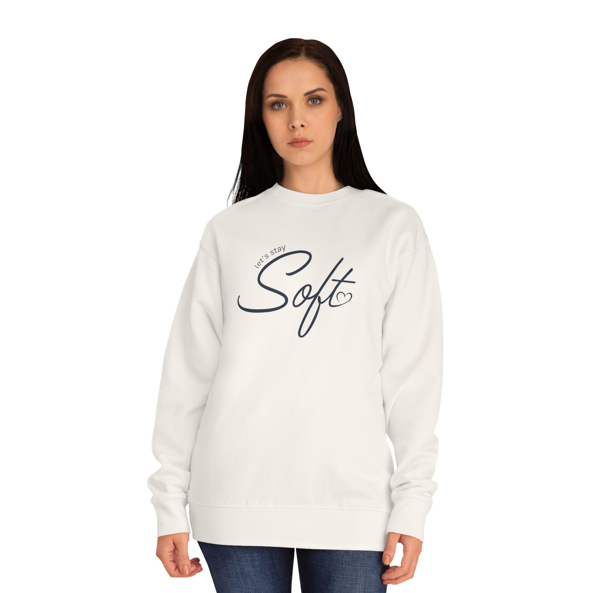 Soft Script Sweatshirt - Cozy Casual Crewneck