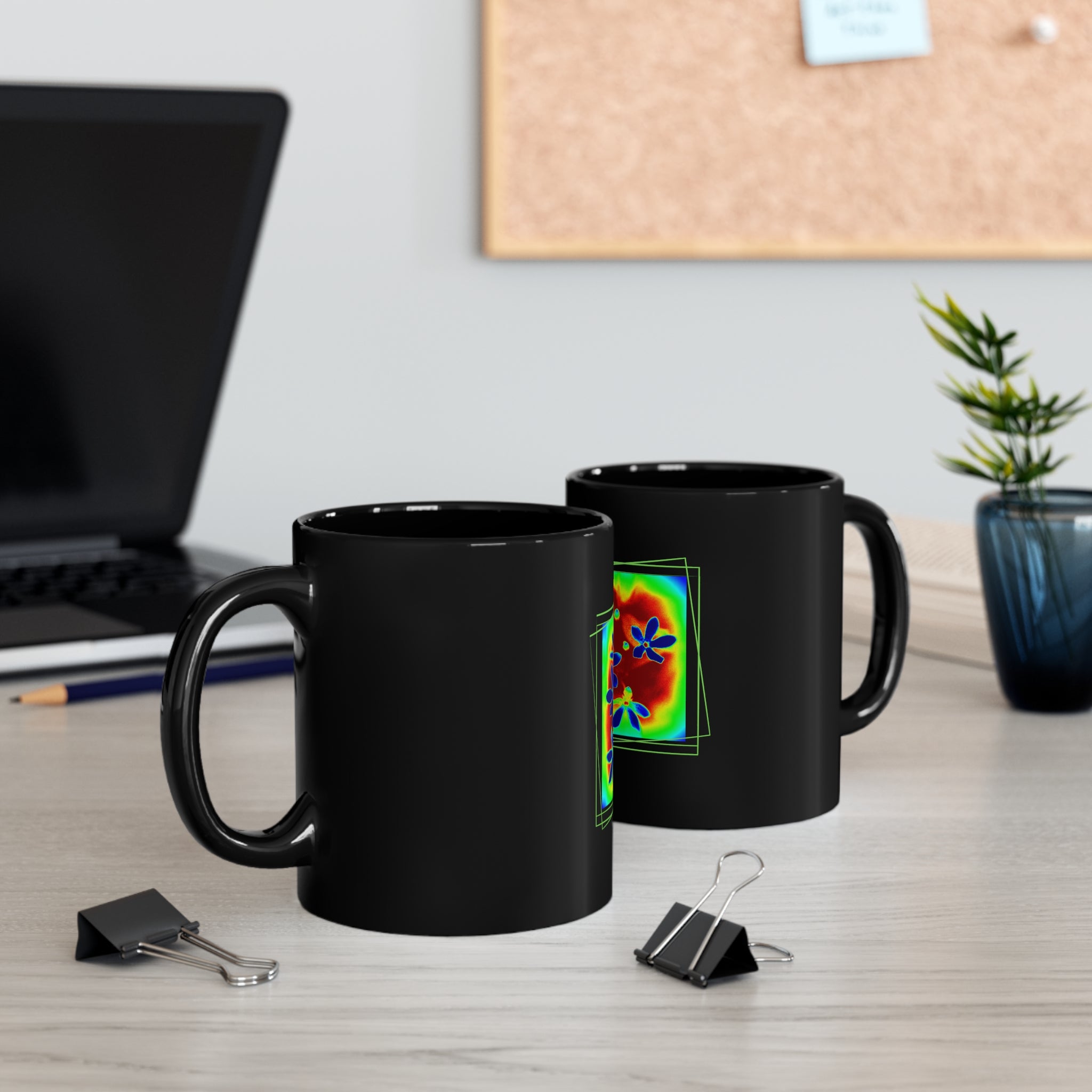 Black High-Quality Ceramic Mug 11oz