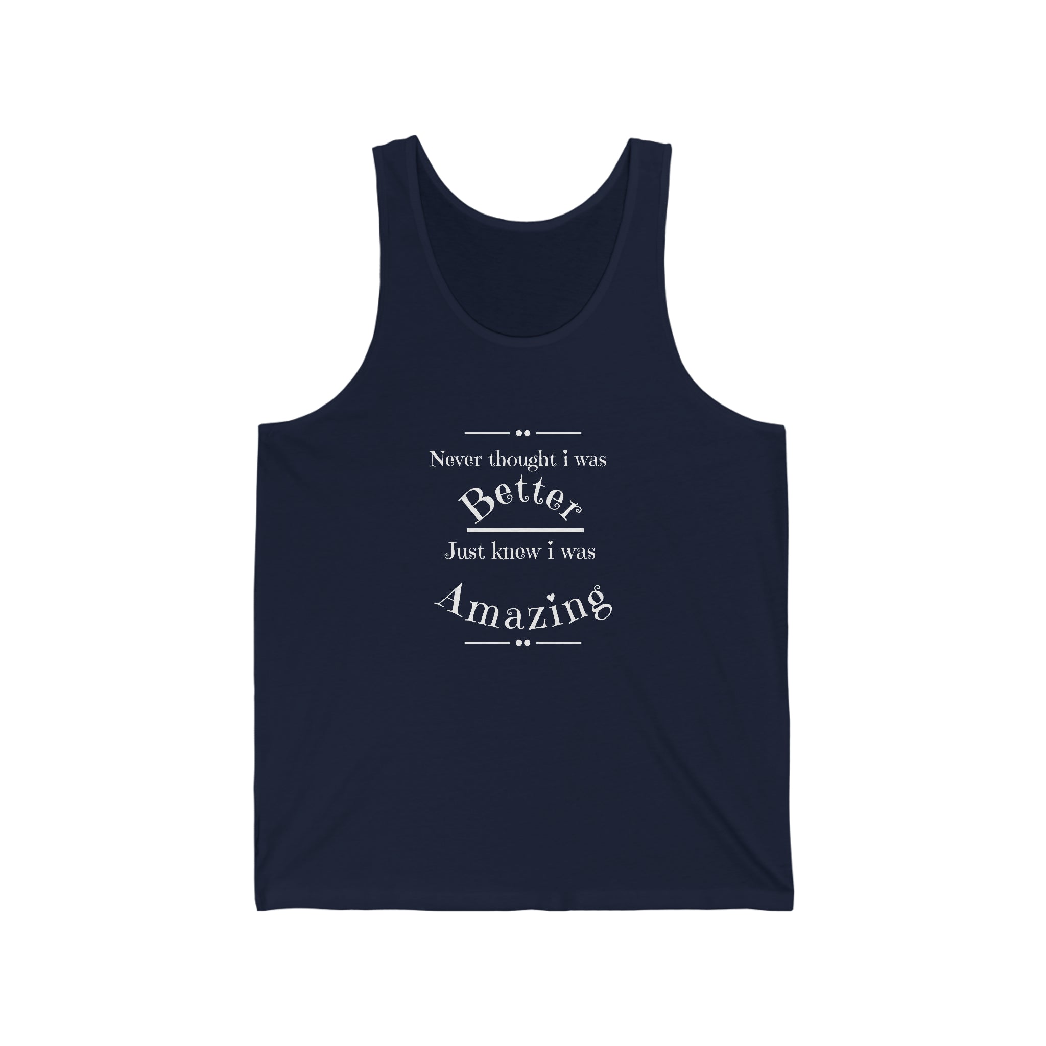 Unisex Jersey Tank top by Printz for Zoey