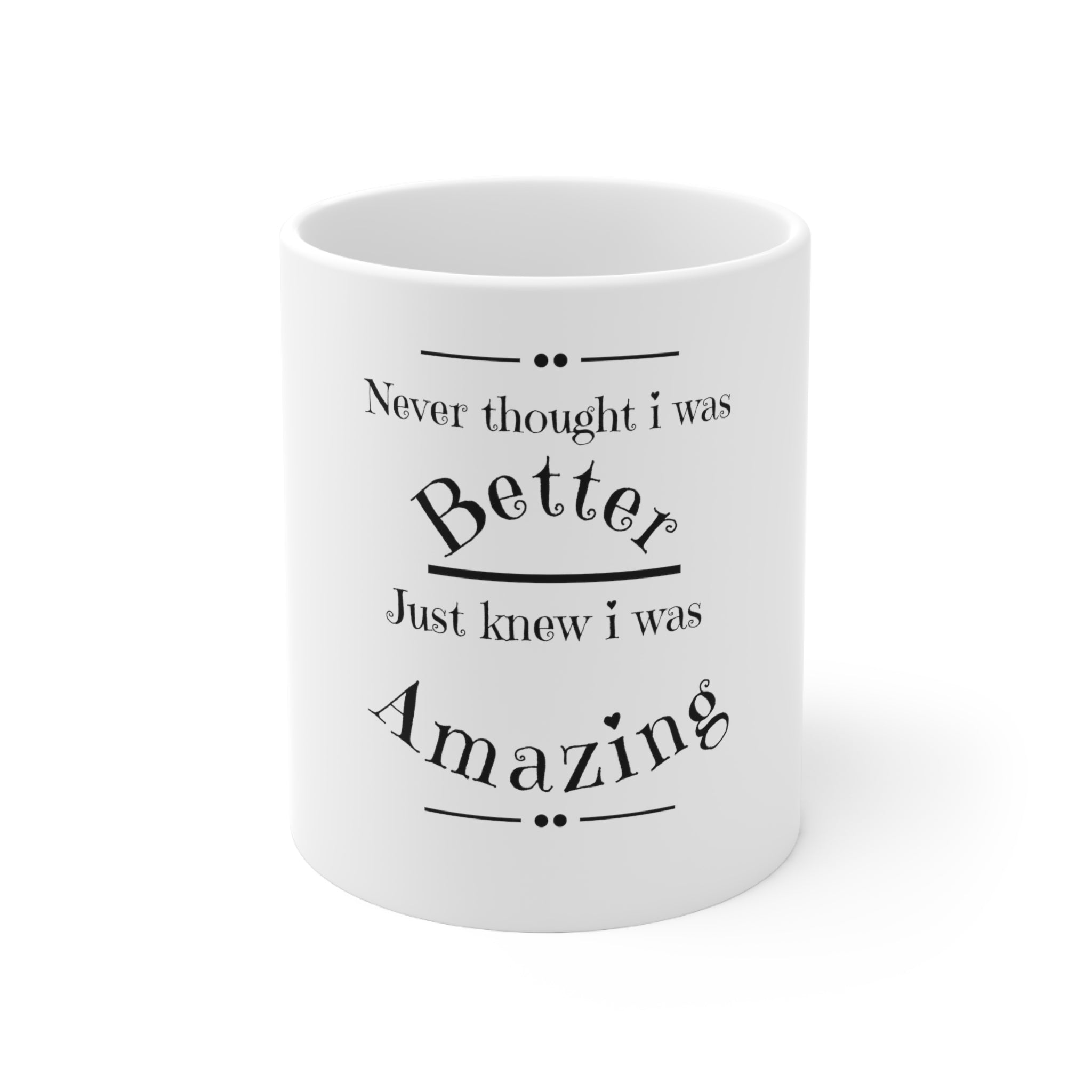 Custom 11oz White Ceramic Coffee Mug