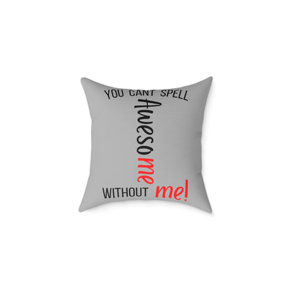 Square Poly Canvas Pillow with Polyester filling