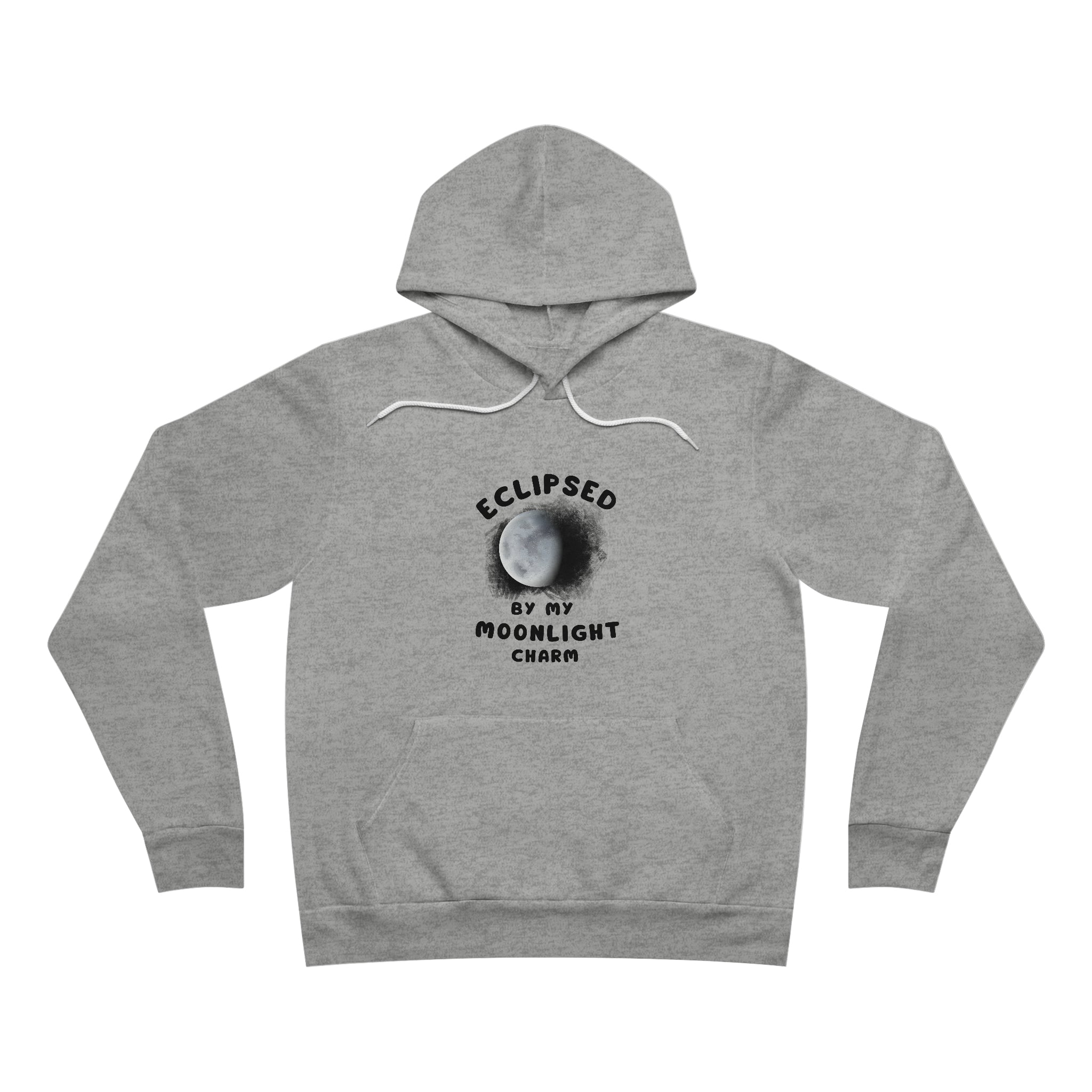Unisex Fleece Pullover Hoodie with Halloween Eclipse