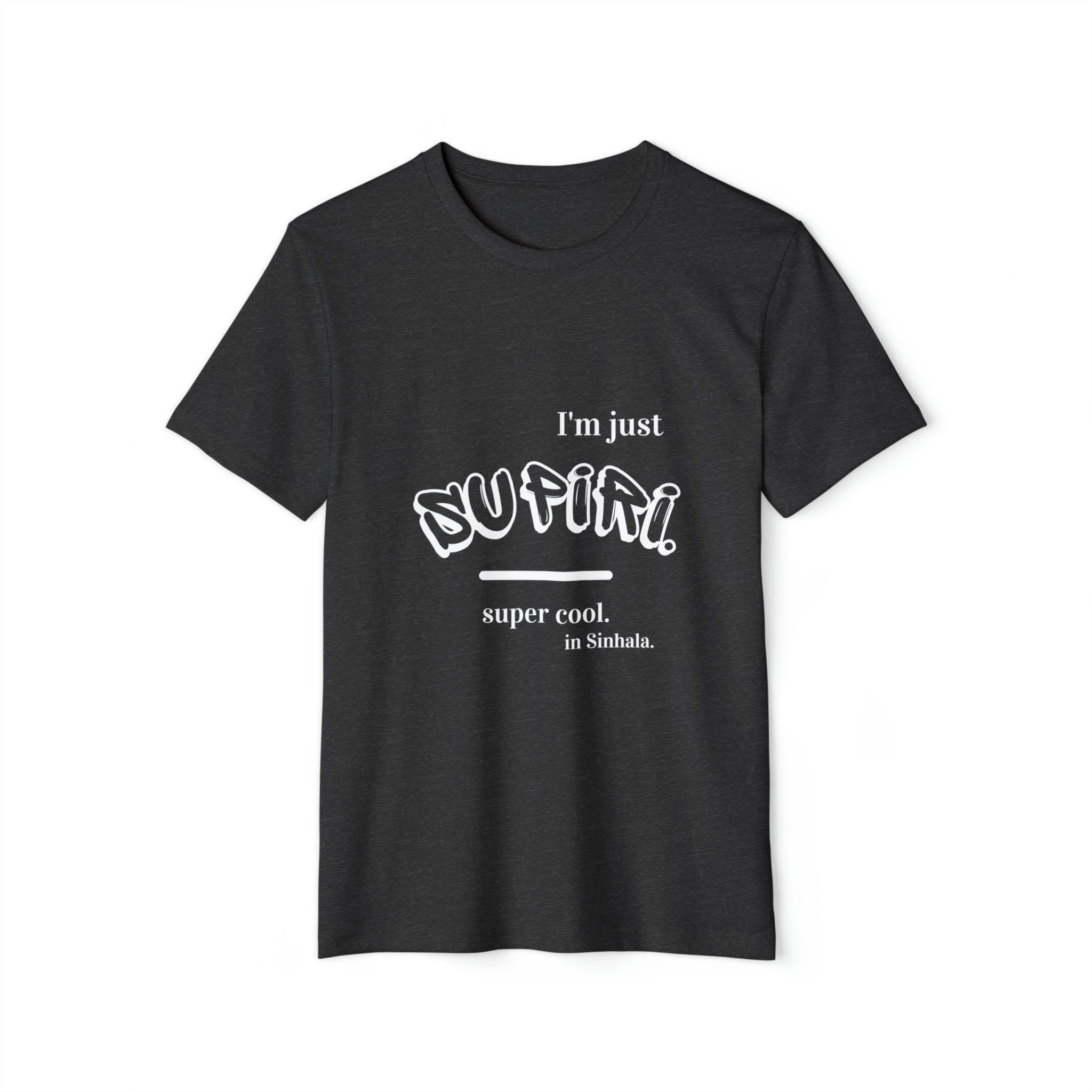 Unisex Recycled Ethnic Slogan Merch T-Shirt
