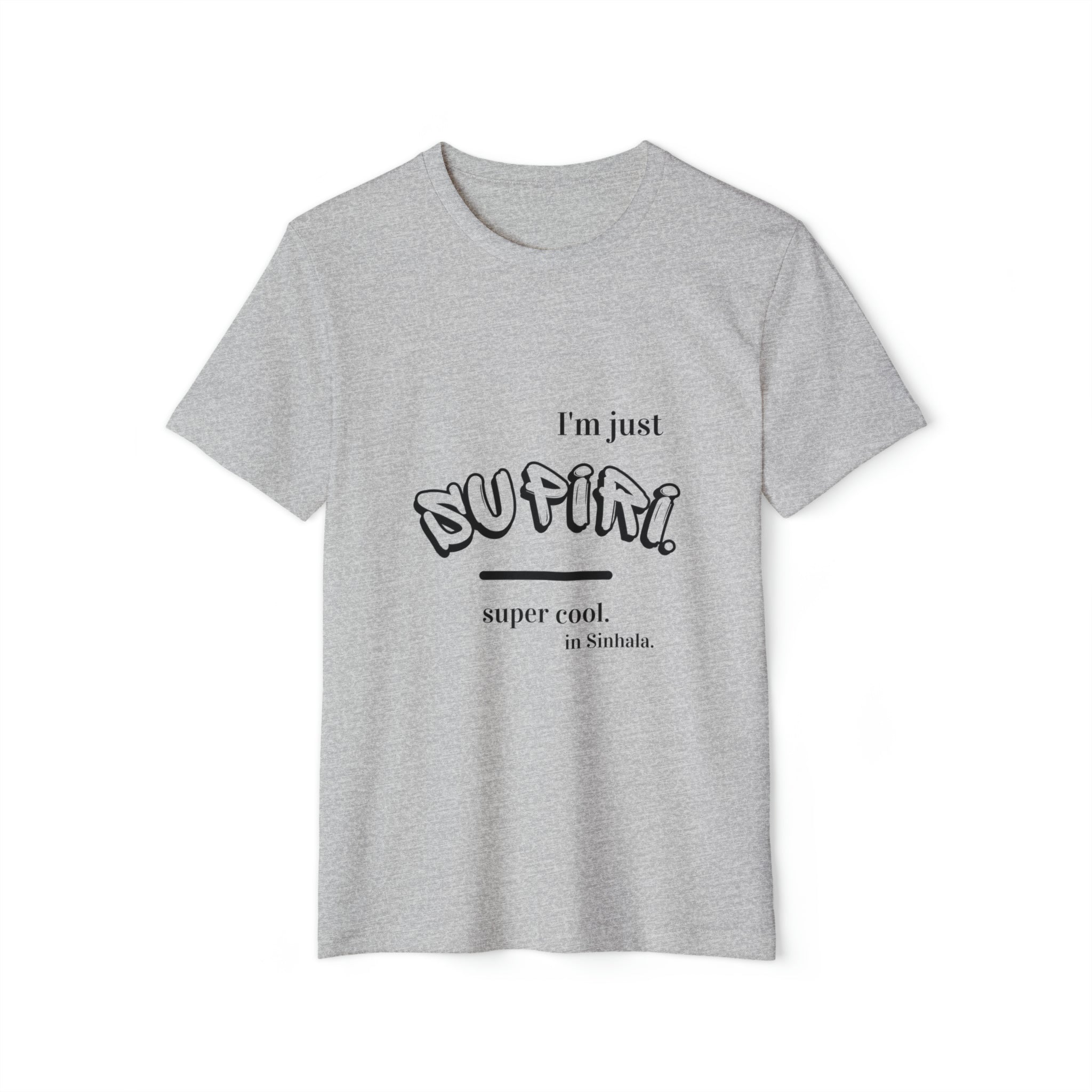 Unisex Recycled Ethnic Slogan Merch T-Shirt
