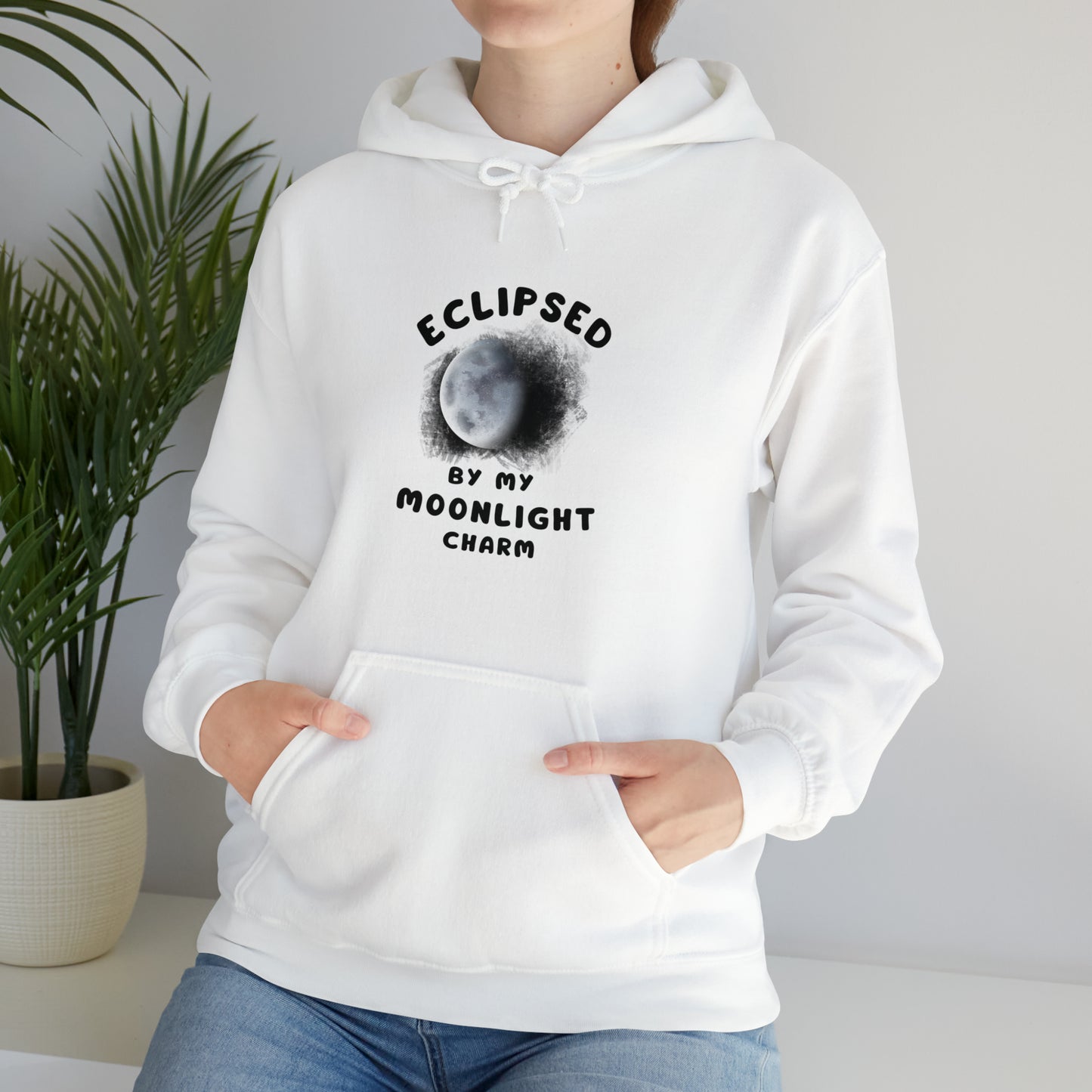 Unisex Hooded Sweatshirt designed with  Halloween Eclipse