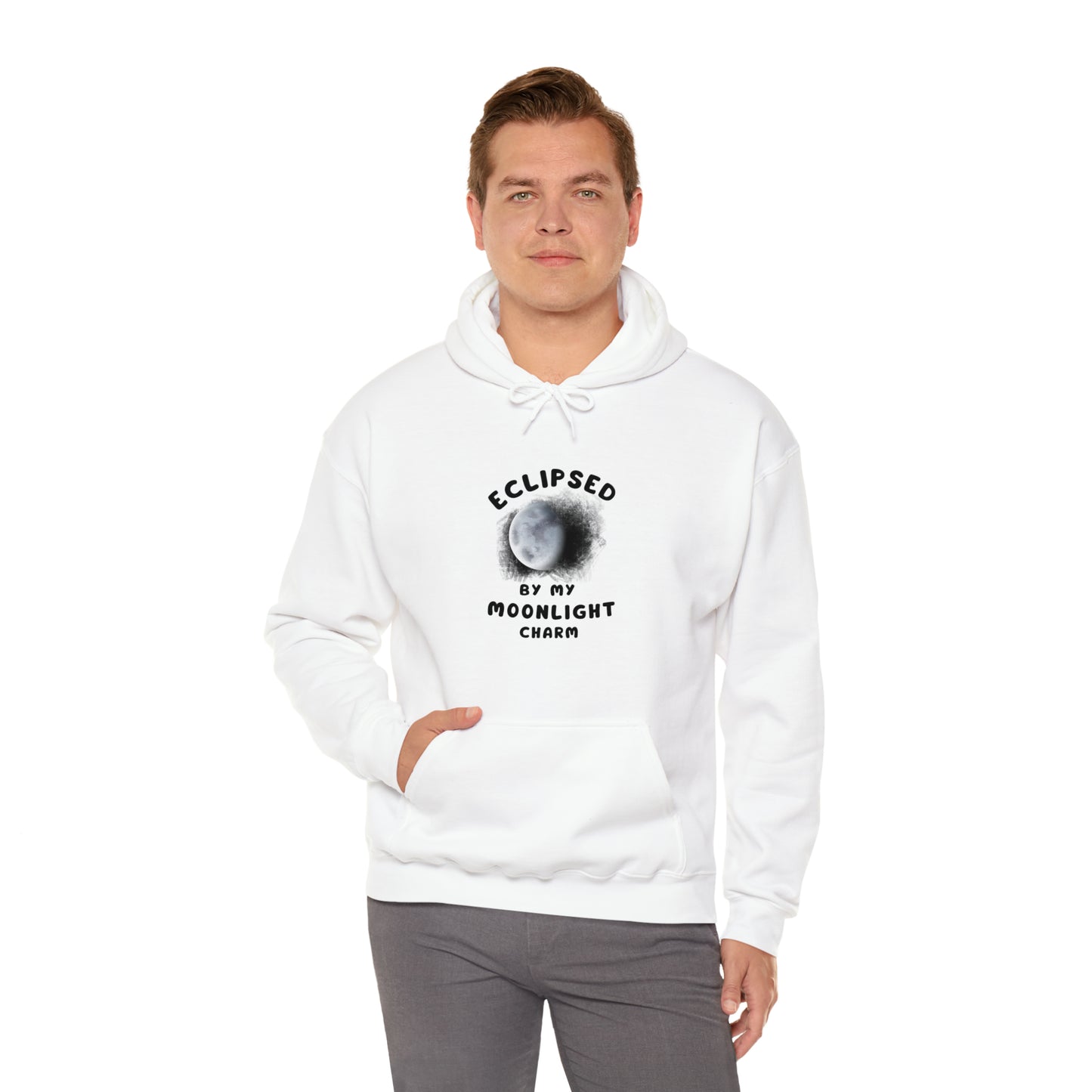 Unisex Hooded Sweatshirt designed with  Halloween Eclipse