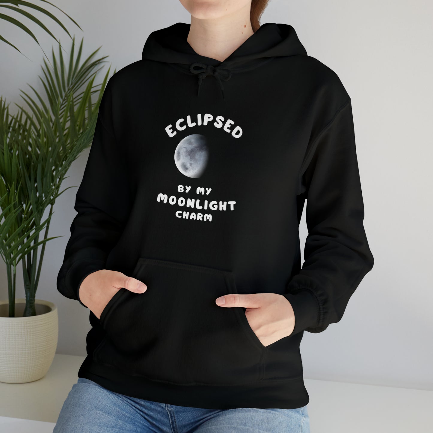 Unisex Hooded Sweatshirt designed with  Halloween Eclipse