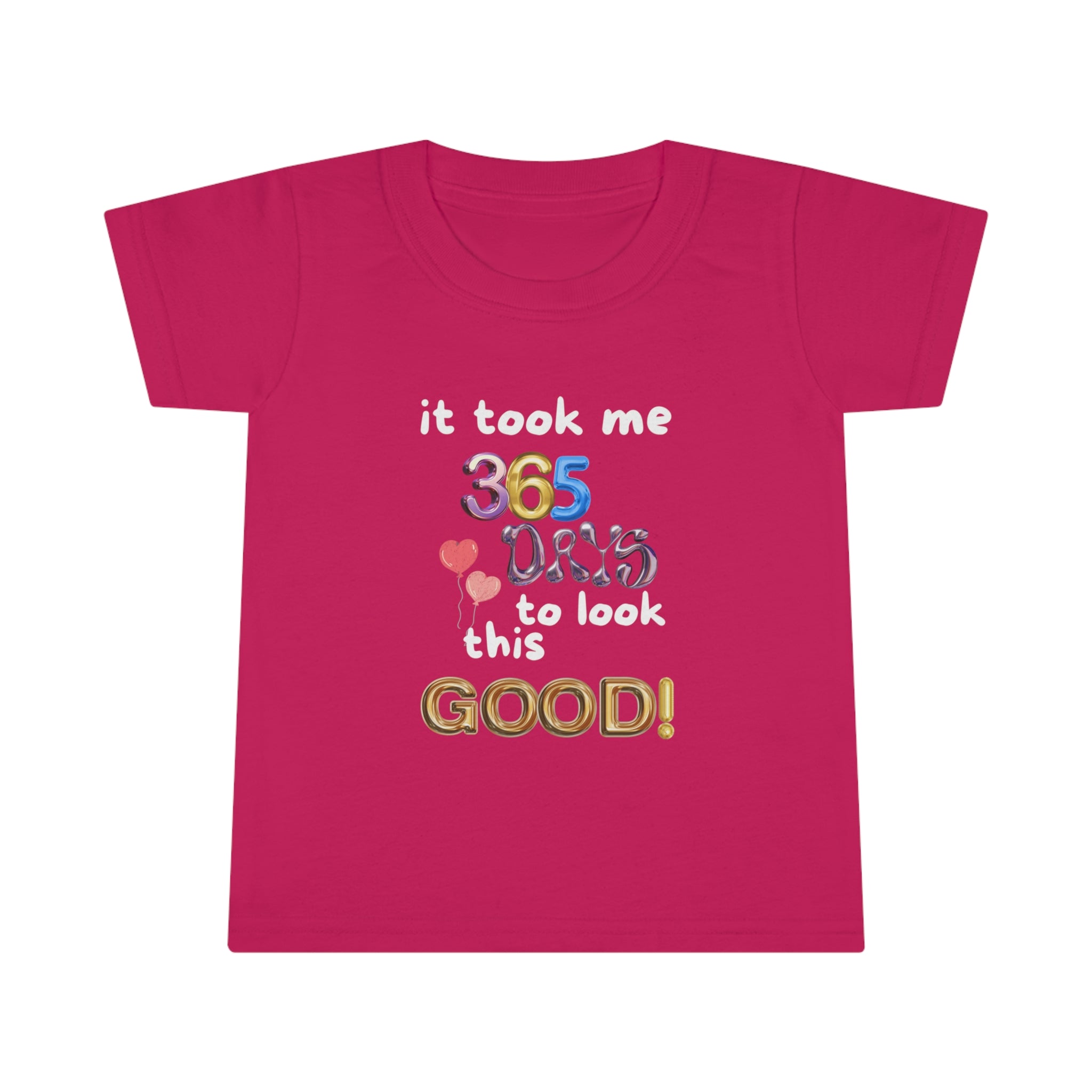 Toddler One Year Birthday Humor T-shirt